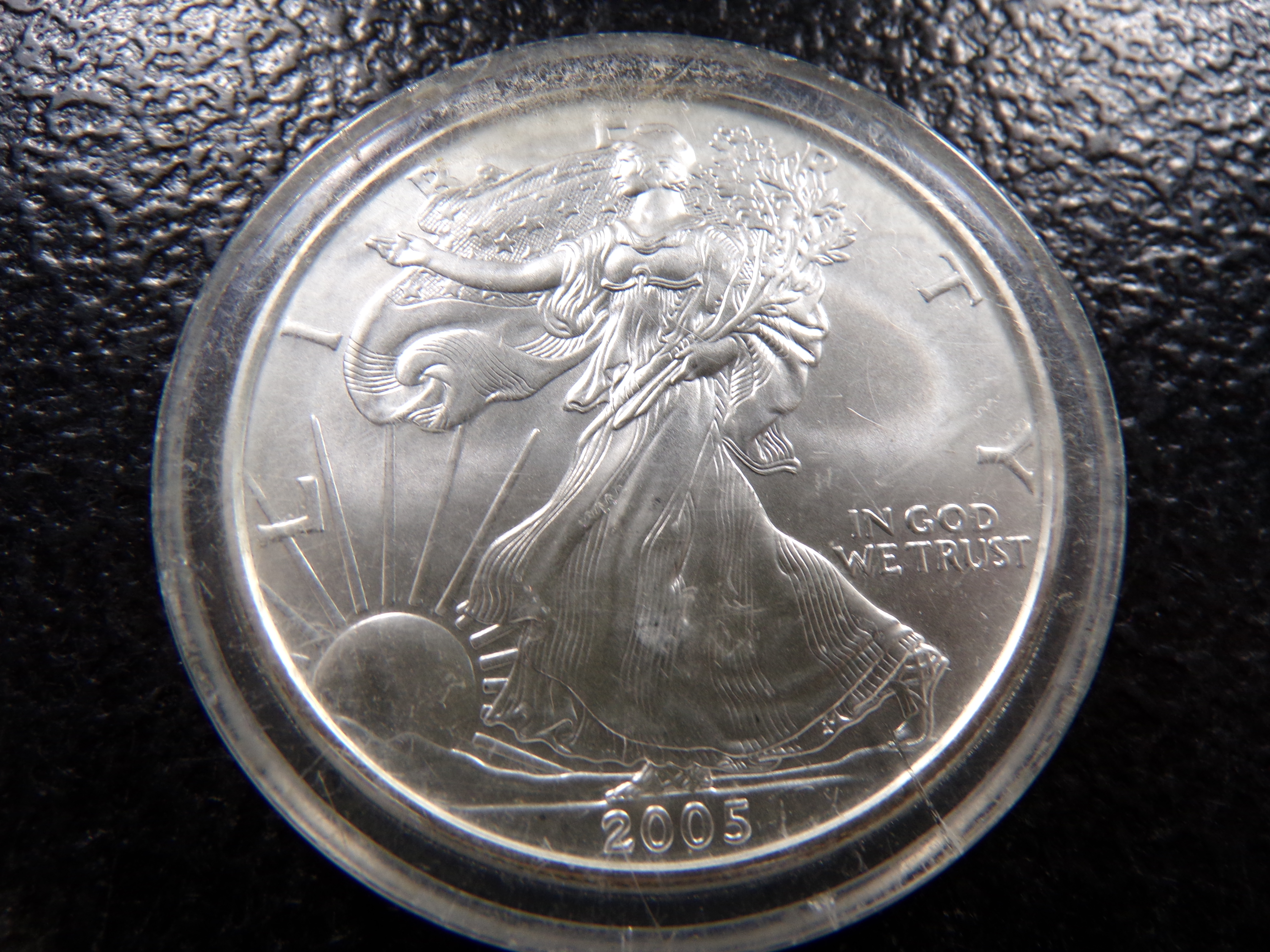 2005 AMERICAN SILVER EAGLE DOLLAR