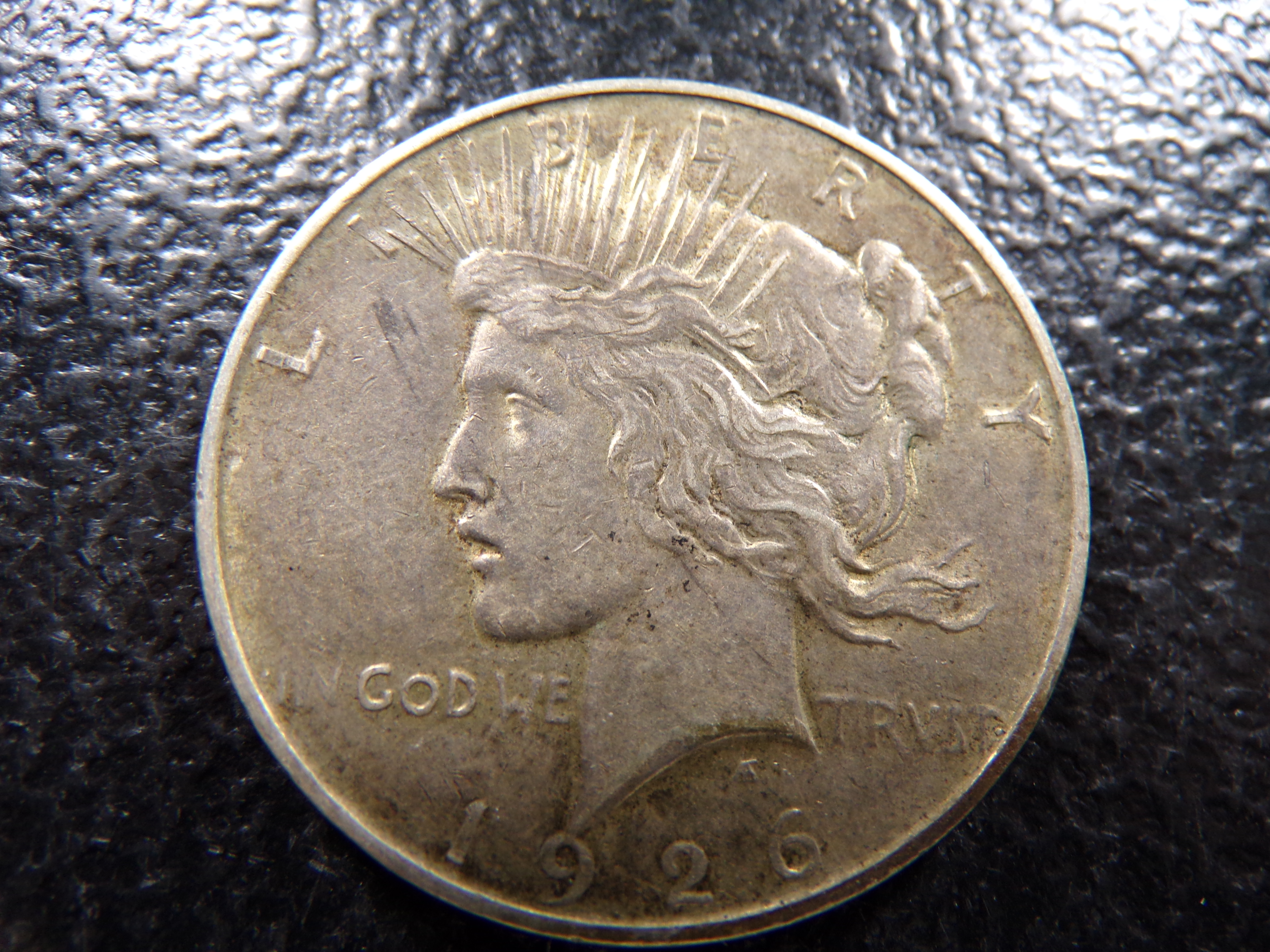 1926-D PEACE SILVER DOLLAR