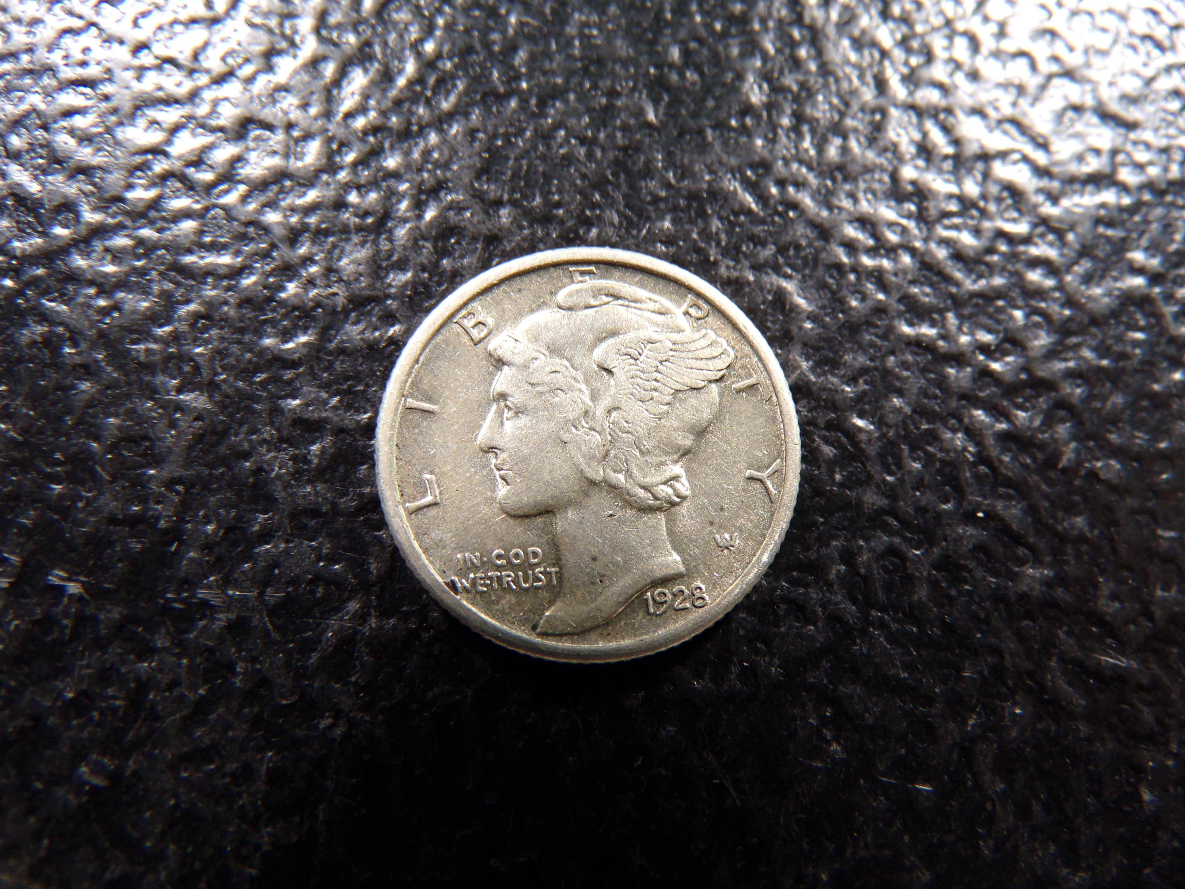 1928 MERCURY SILVER DIME