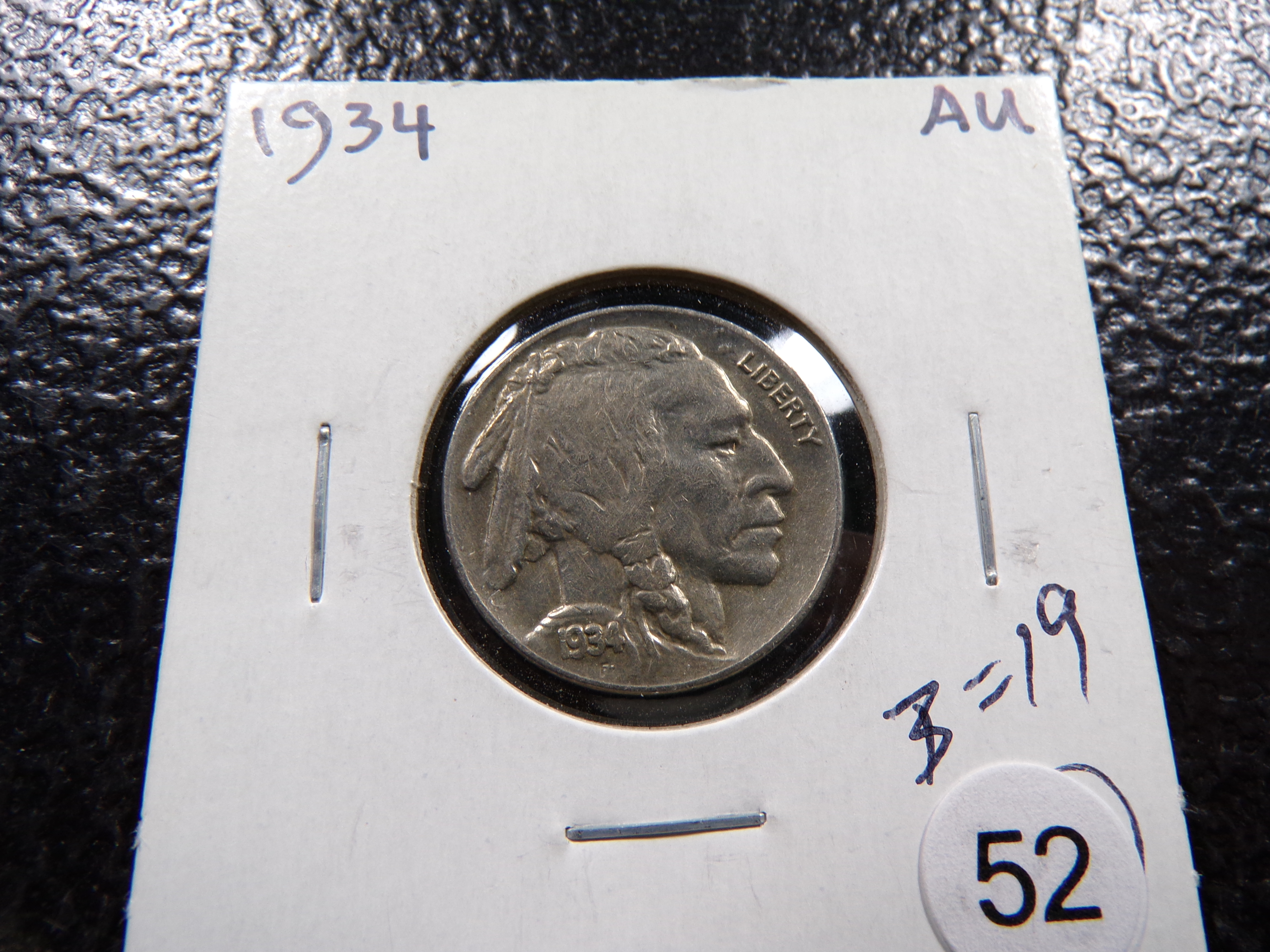 1934 INDIAN HEAD BUFFALO NICKEL