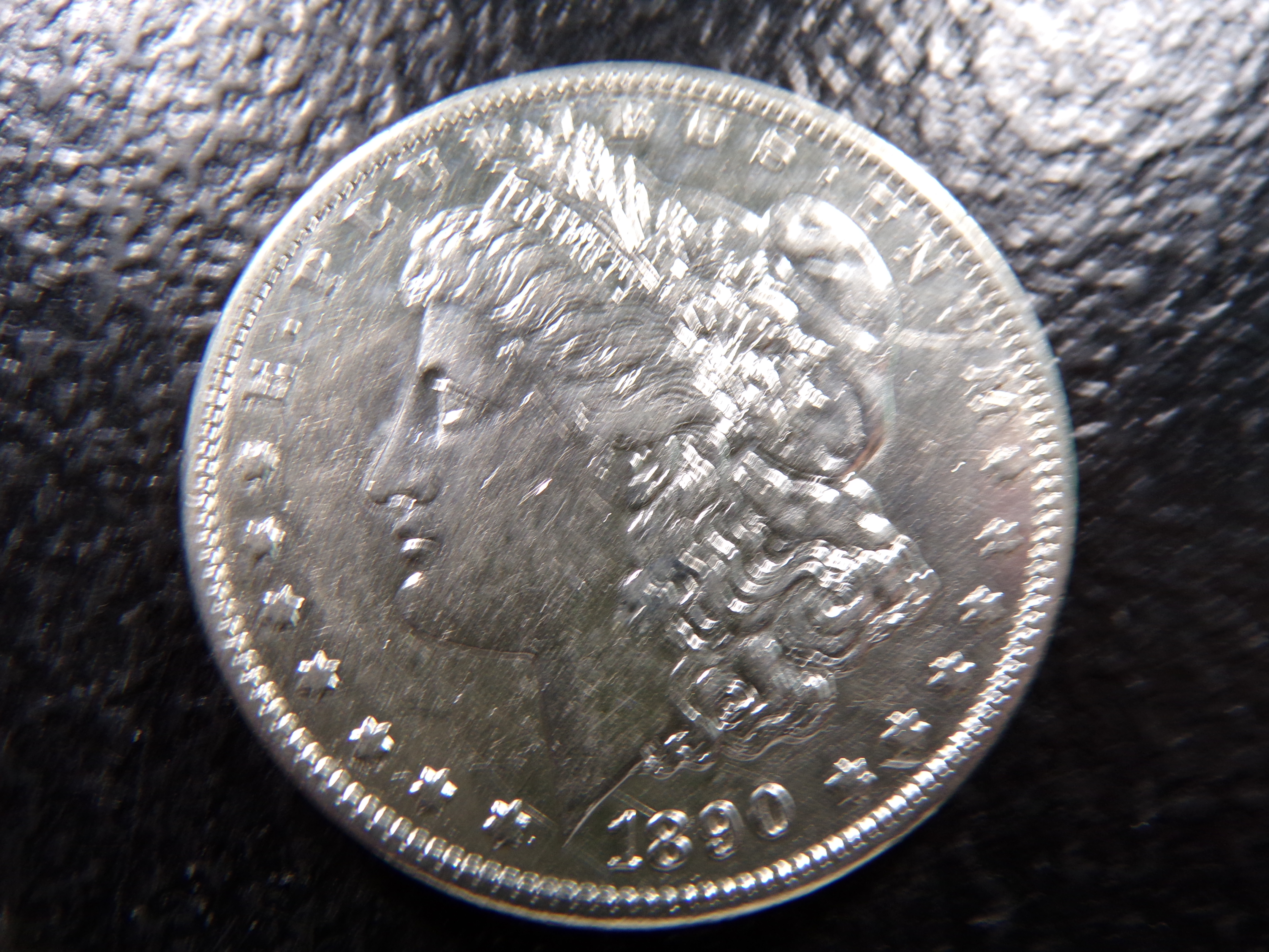 1890-S MORGAN SILVER DOLLAR