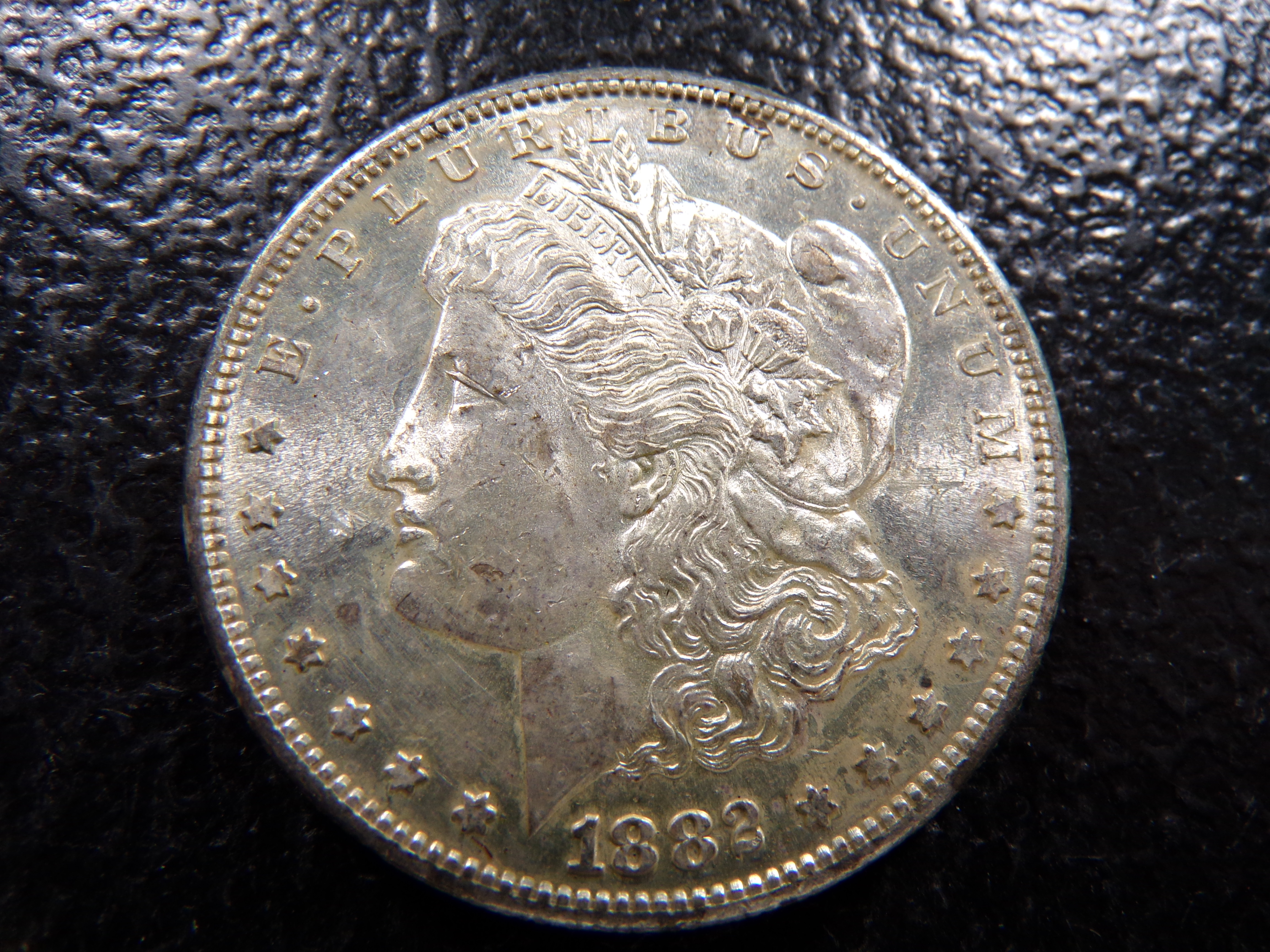 1882-S MORGAN SILVER DOLLAR