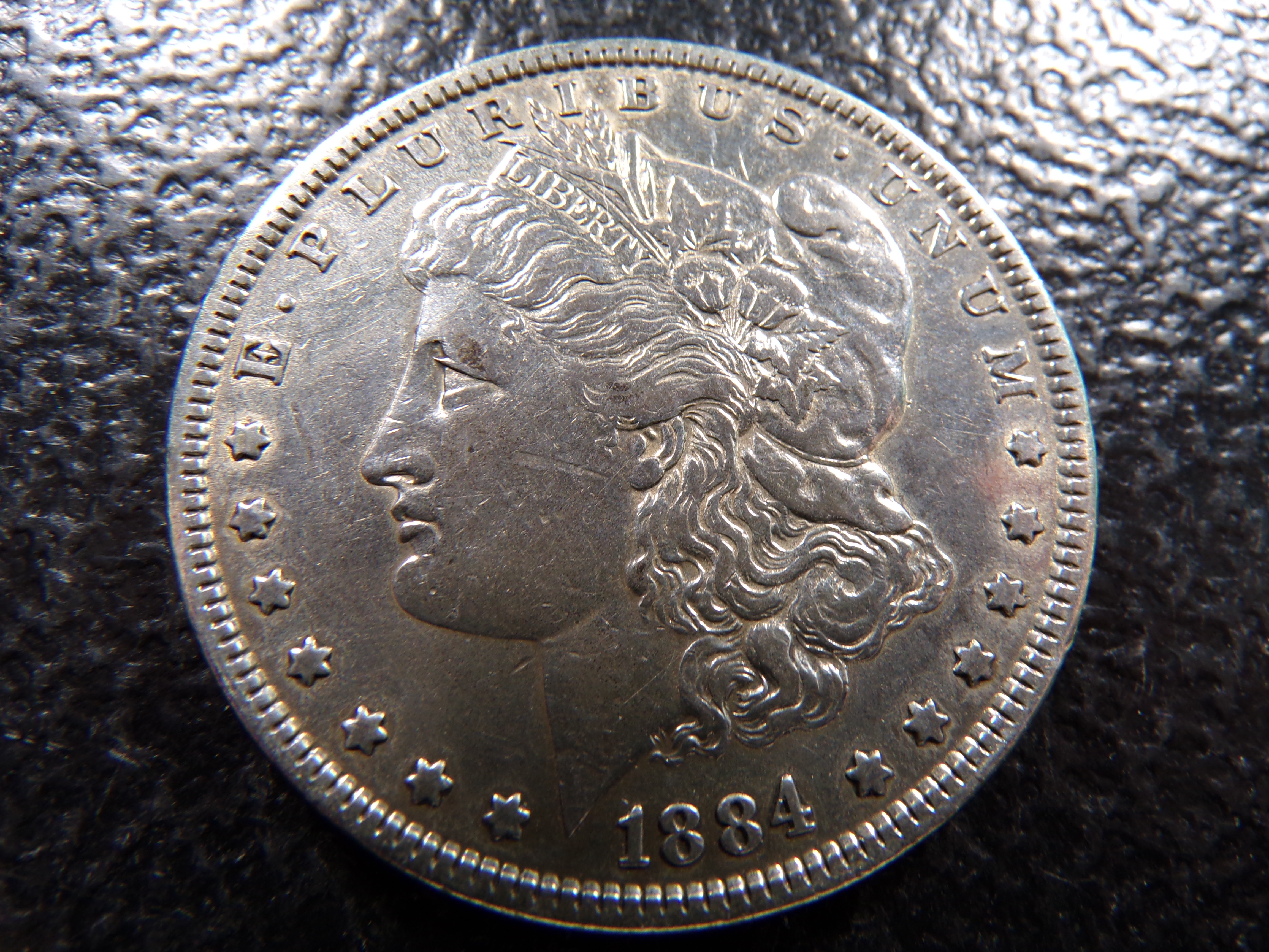 1884 MORGAN SILVER DOLLAR