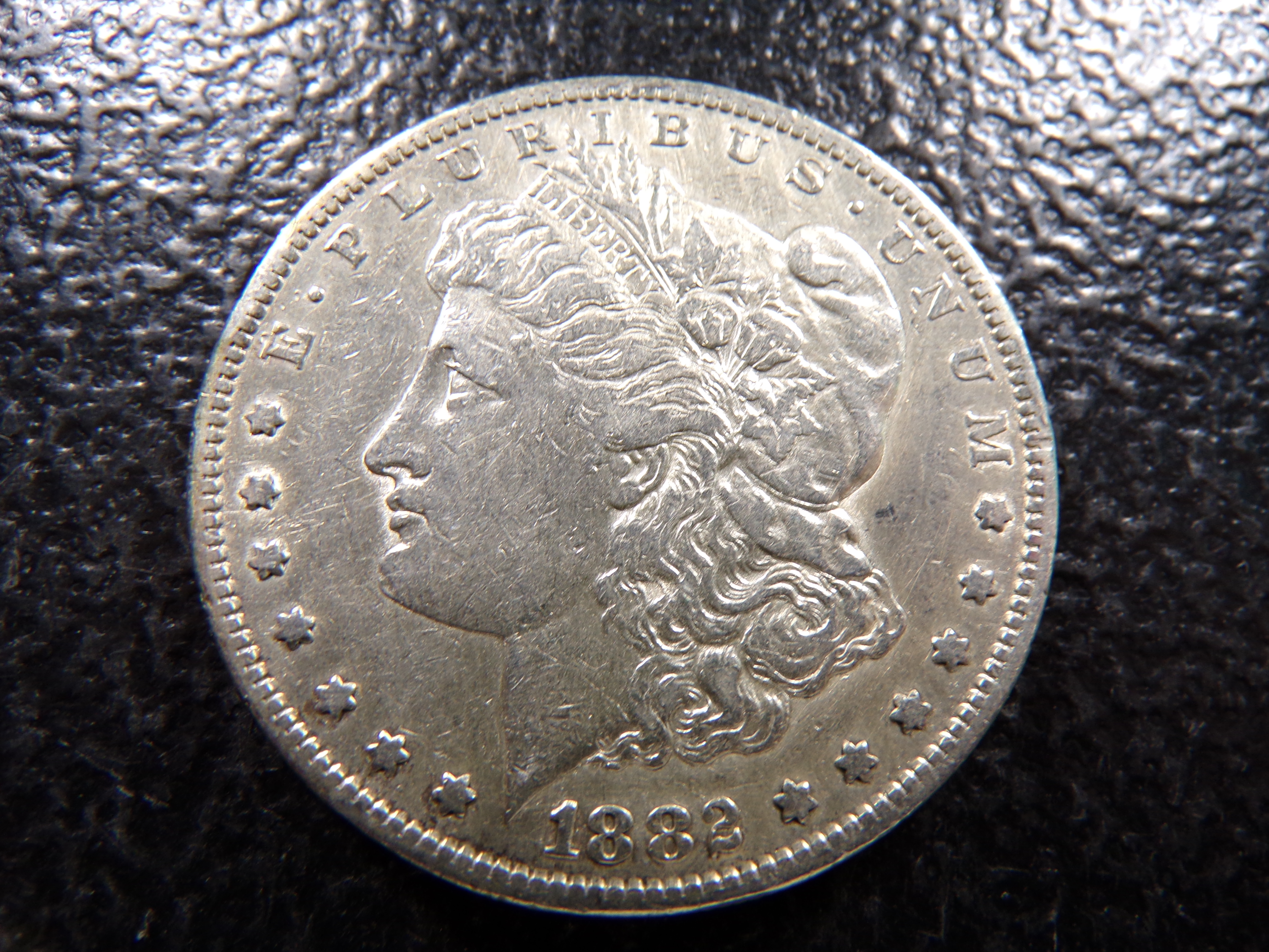 1882-S MORGAN SILVER DOLLAR