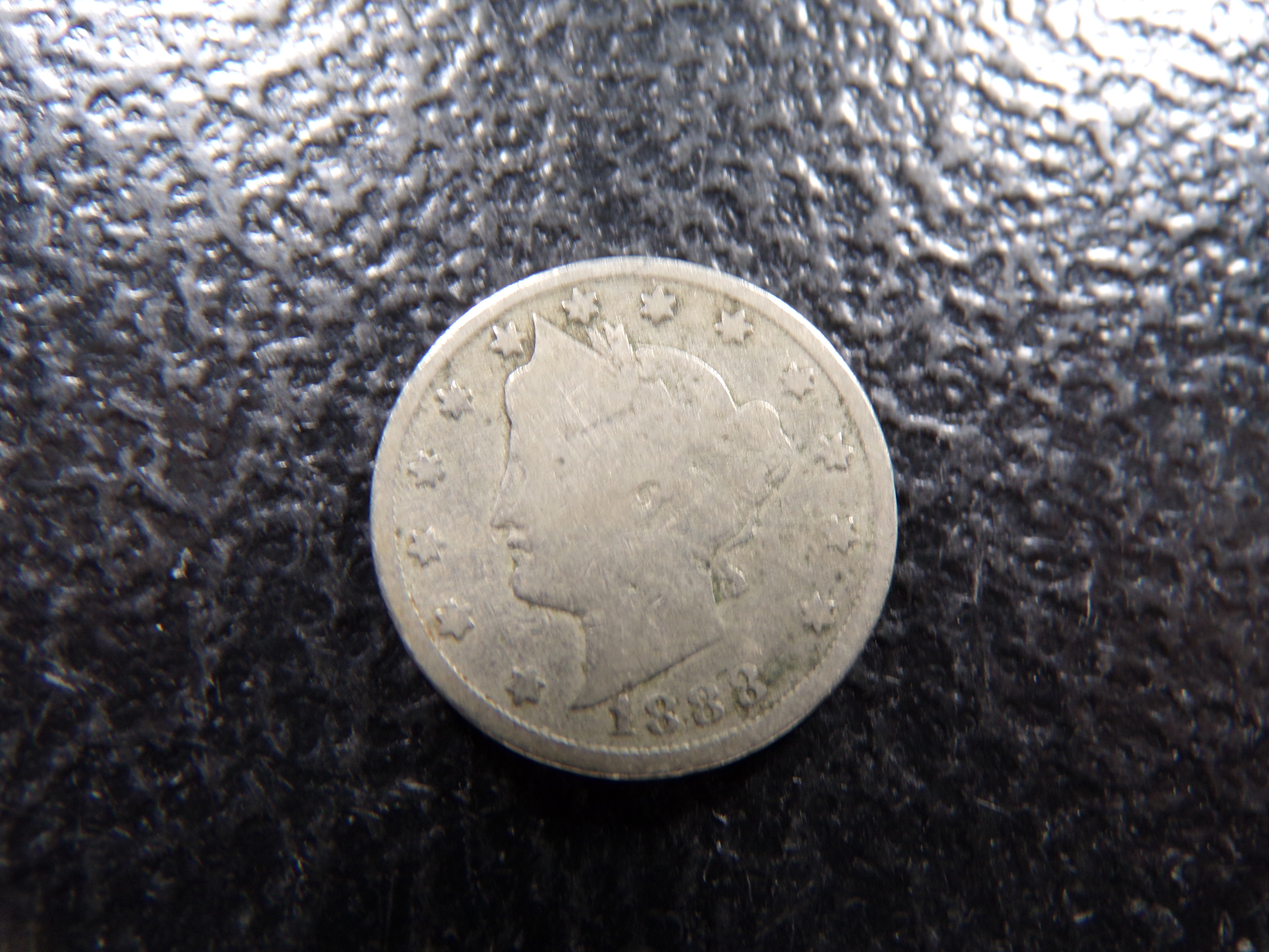 1888 LIBERTY HEAD V NICKEL