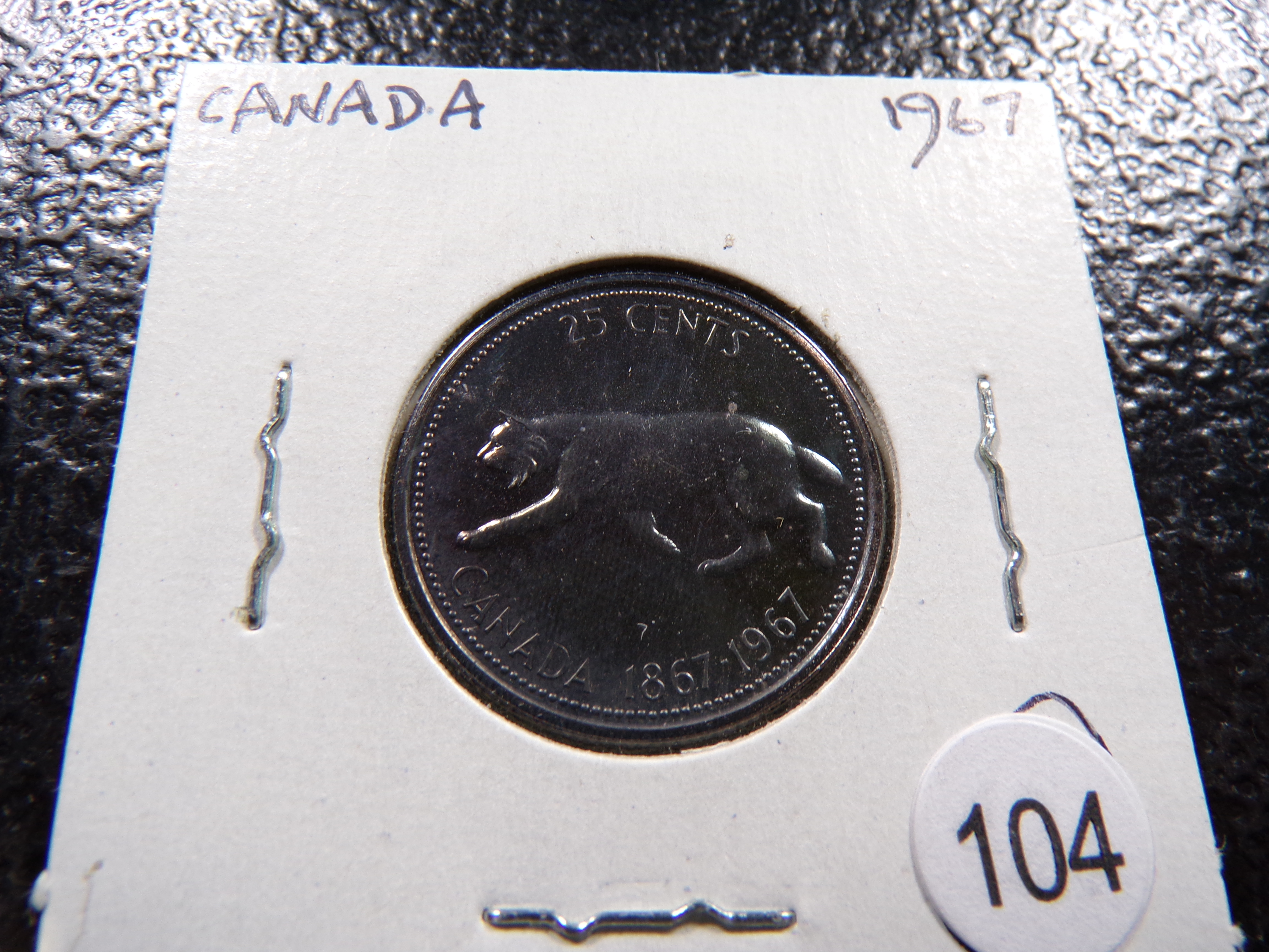 1967 CANADA SILVER QUARTER