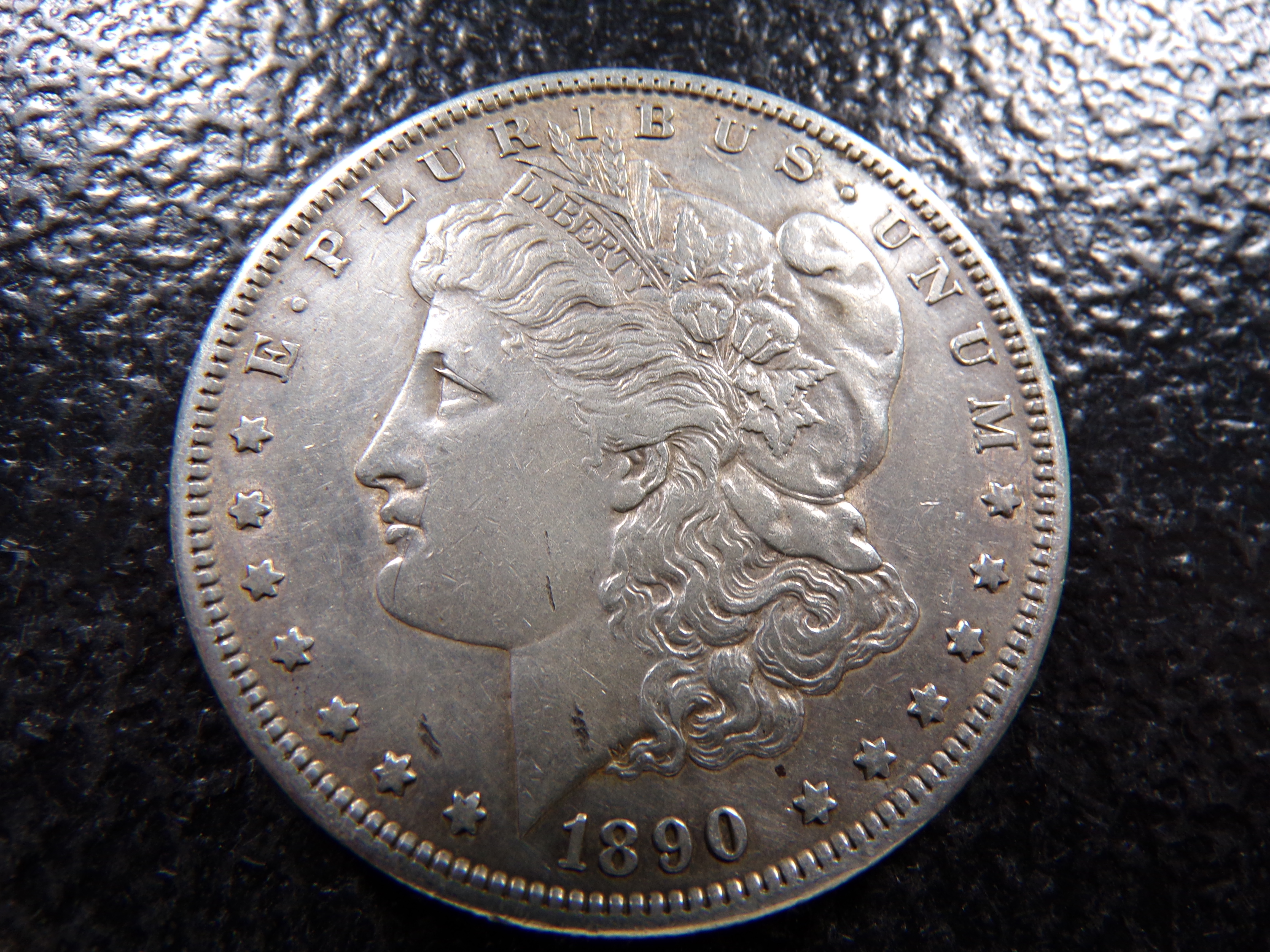 1890-S MORGAN SILVER DOLLAR