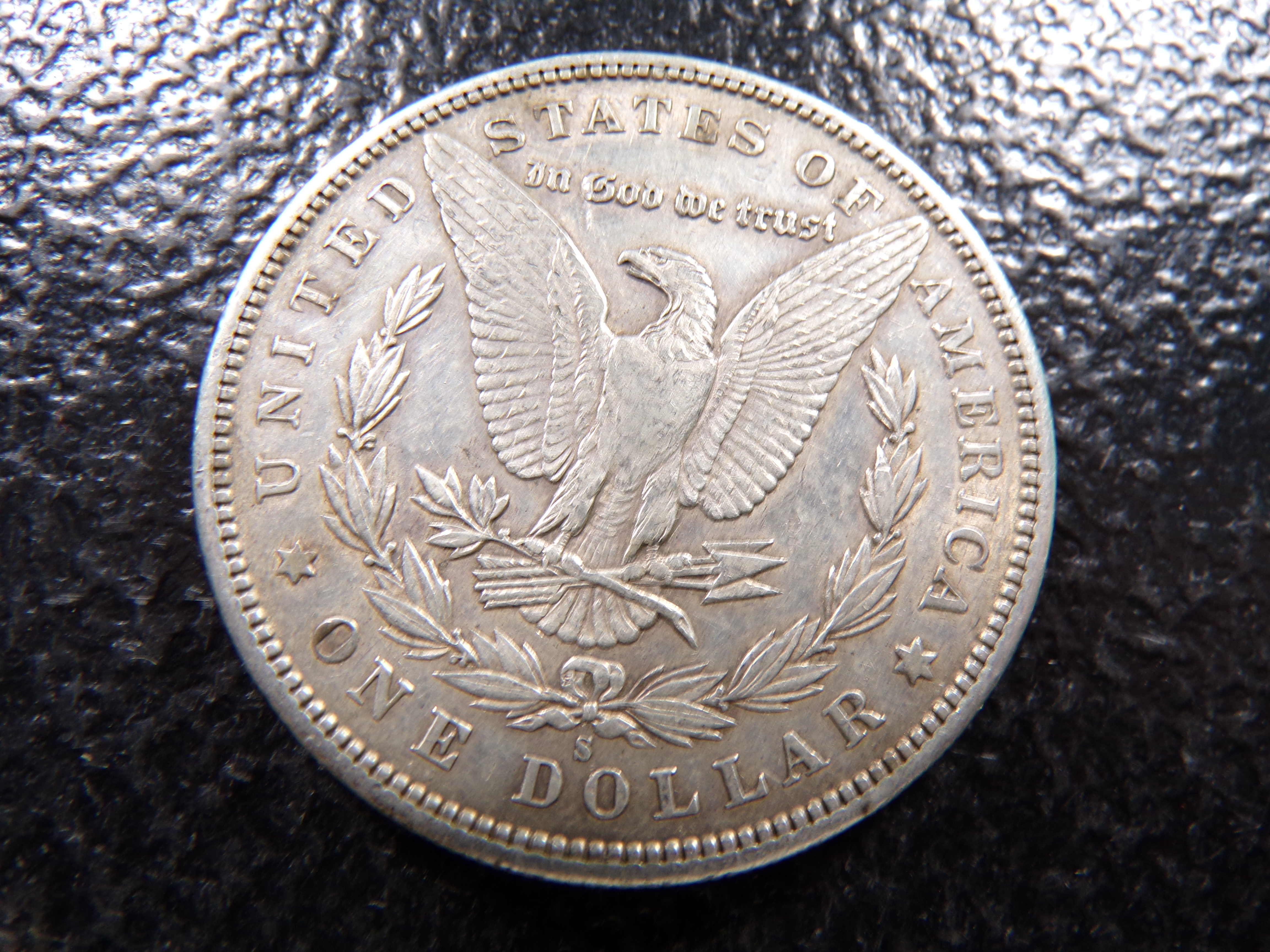 1890-S MORGAN SILVER DOLLAR