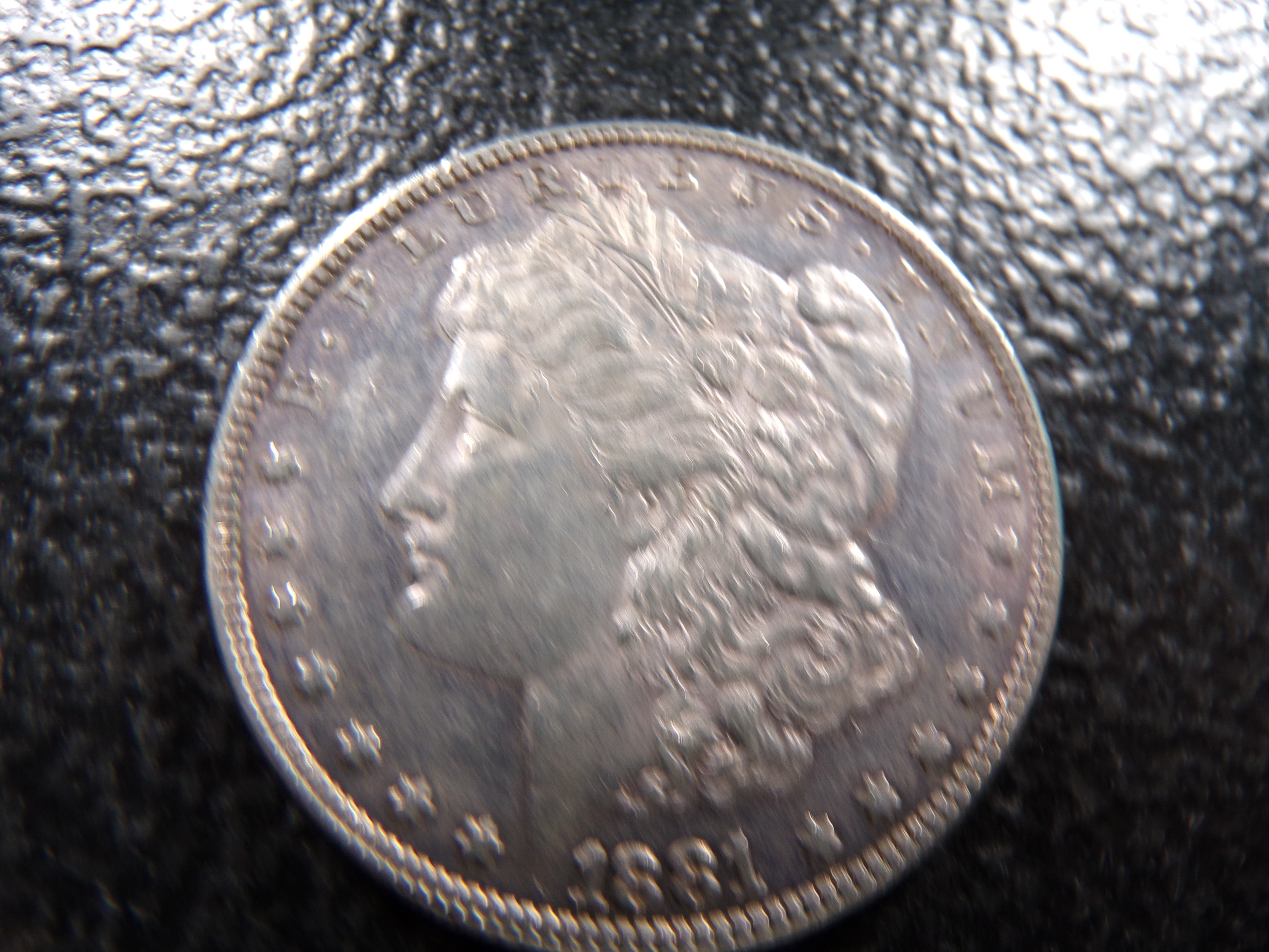1881 MORGAN SILVER DOLLAR