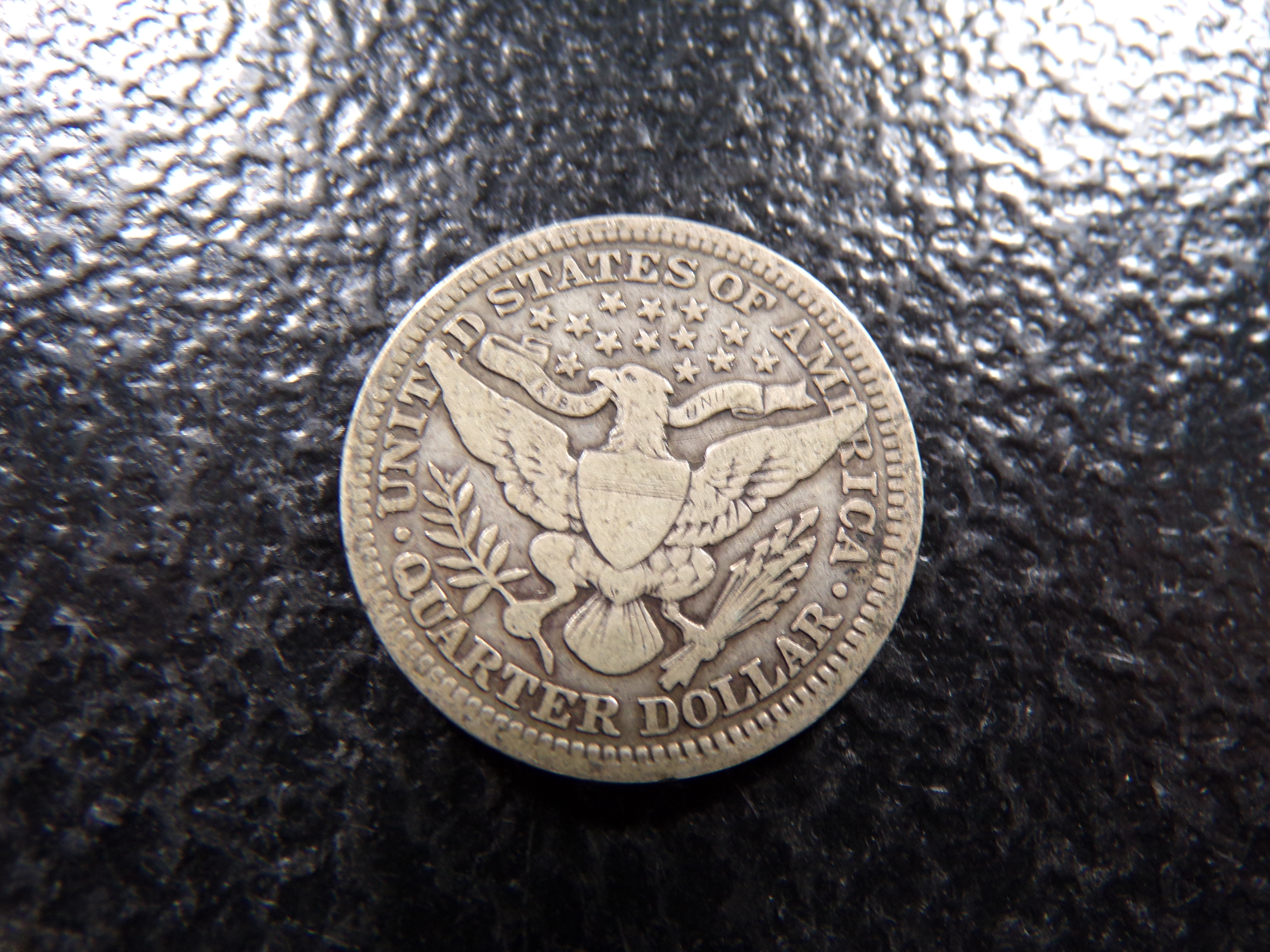 1907 BARBER SILVER QUARTER