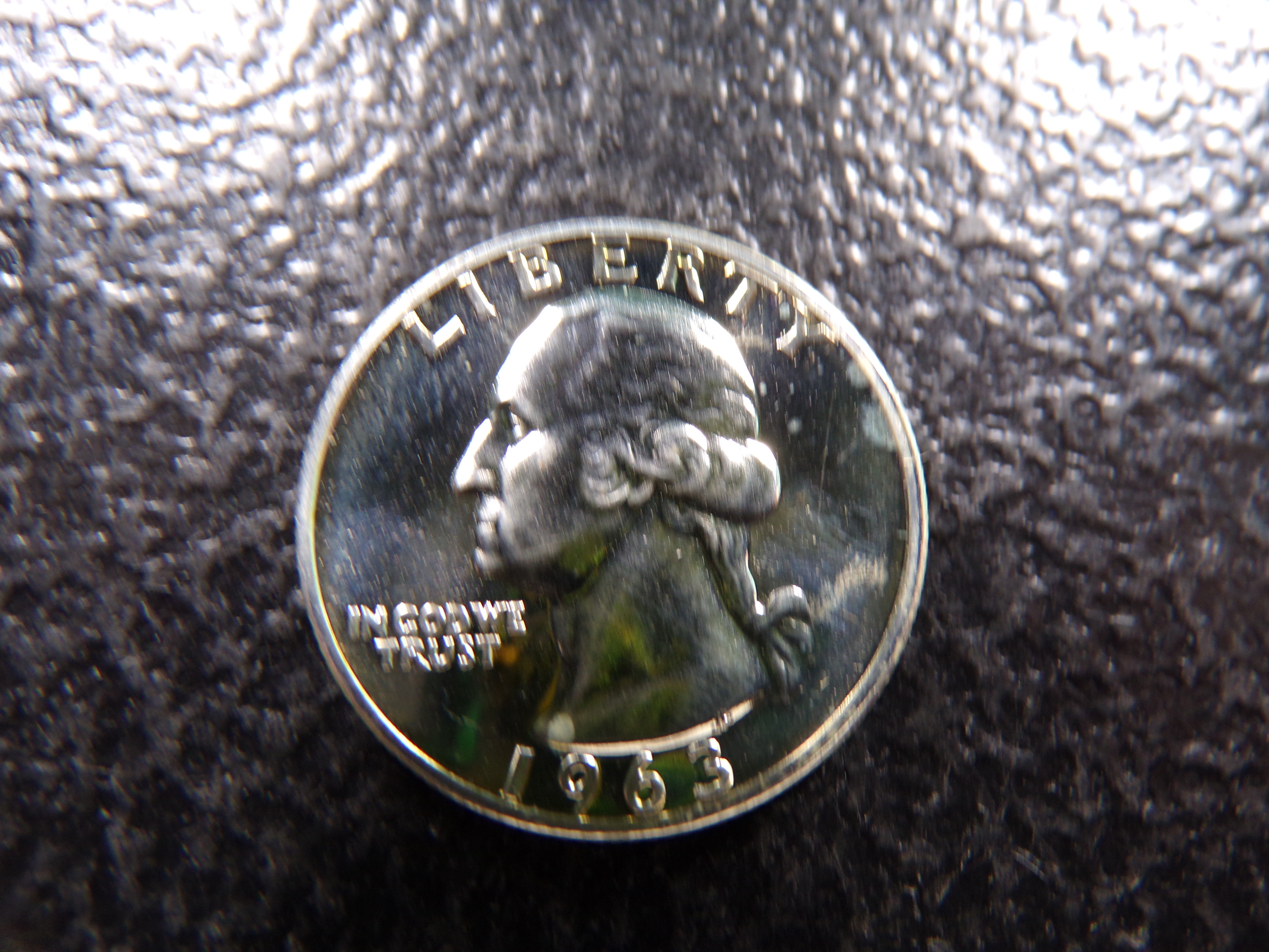 1963 WASHINGTON SILVER PROOF QUARTER