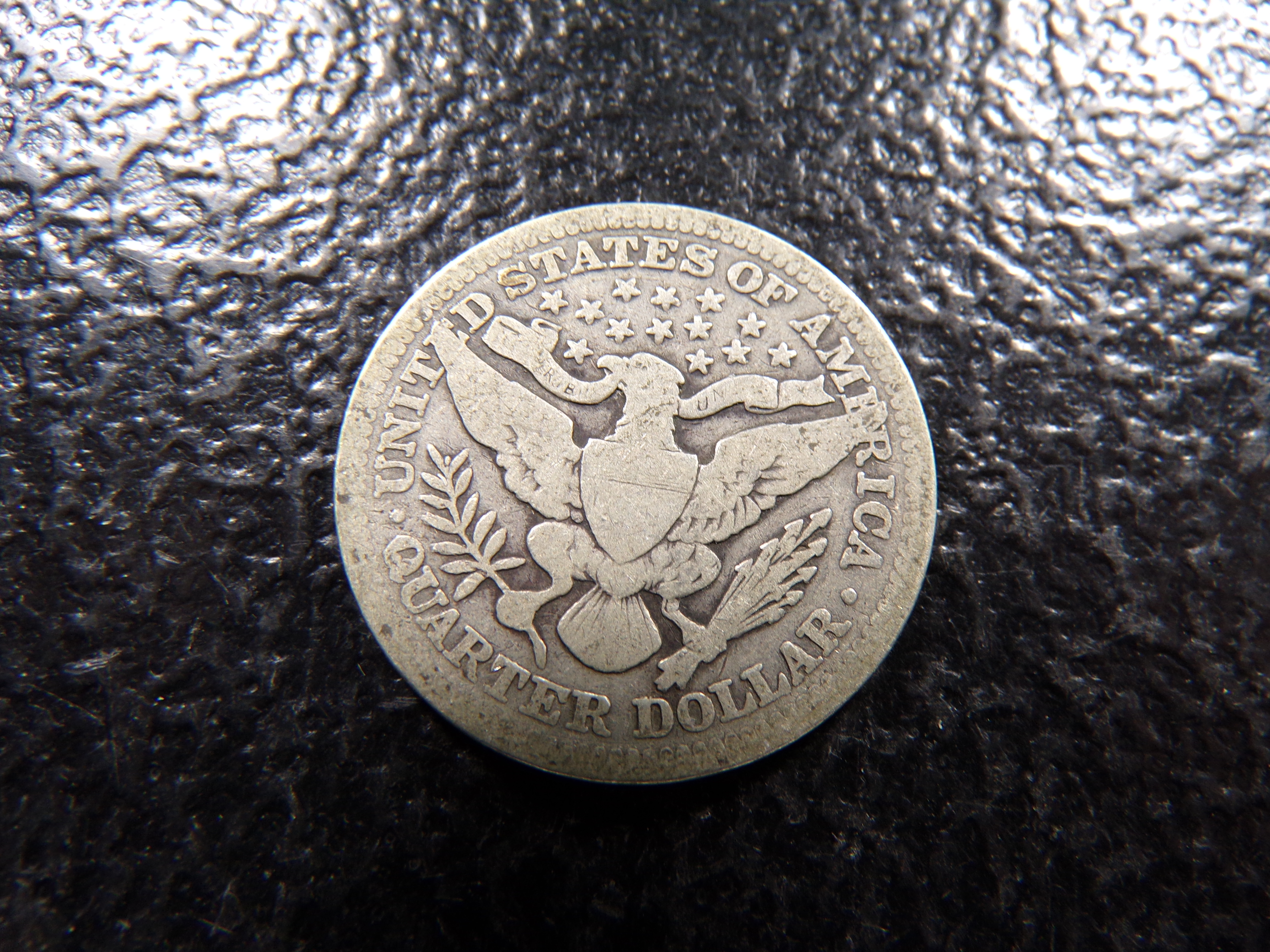 1909 BARBER SILVER QUARTER