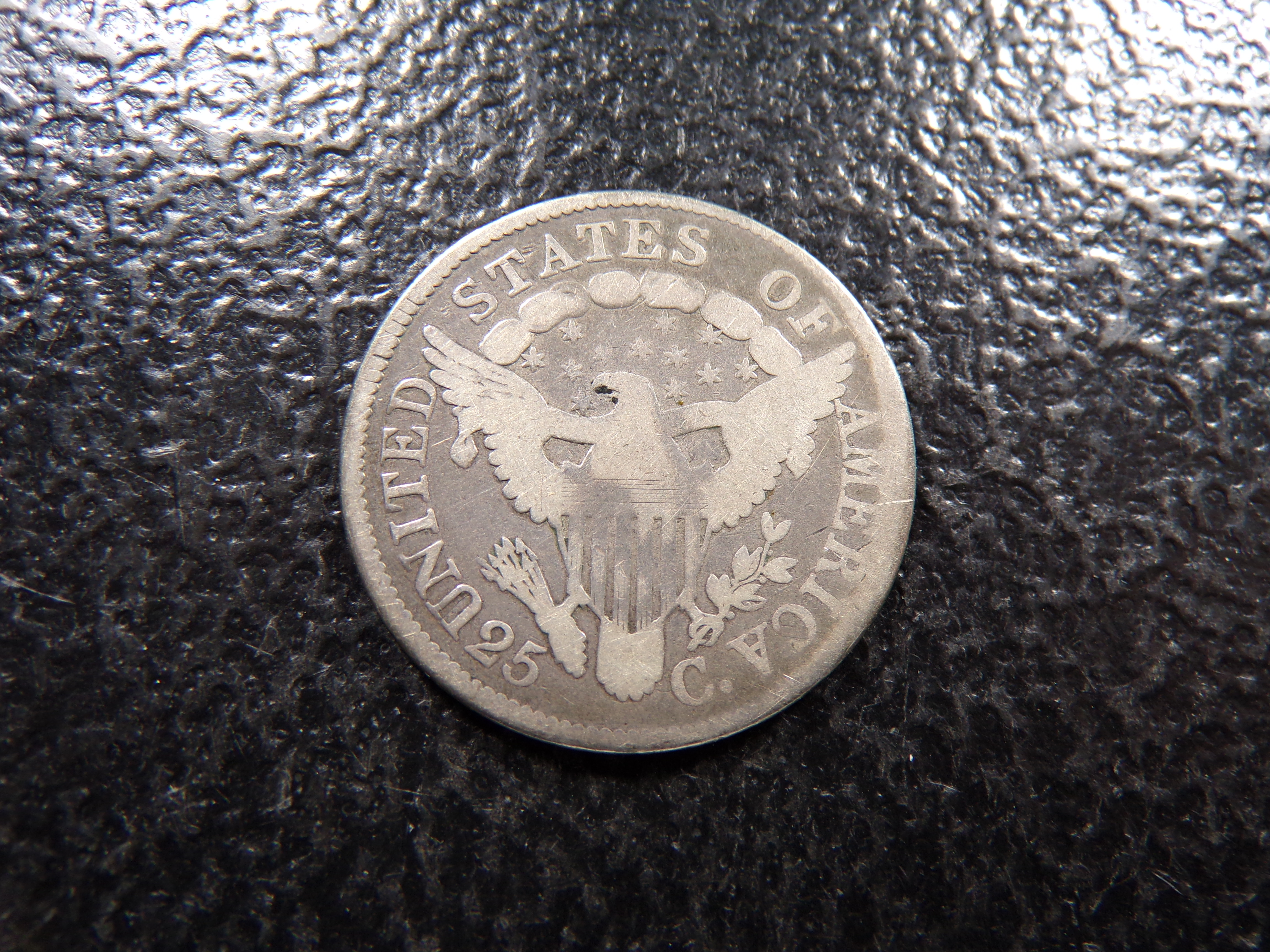 1806 RARE KEY DATE DRAPED BUST SILVER QUARTER