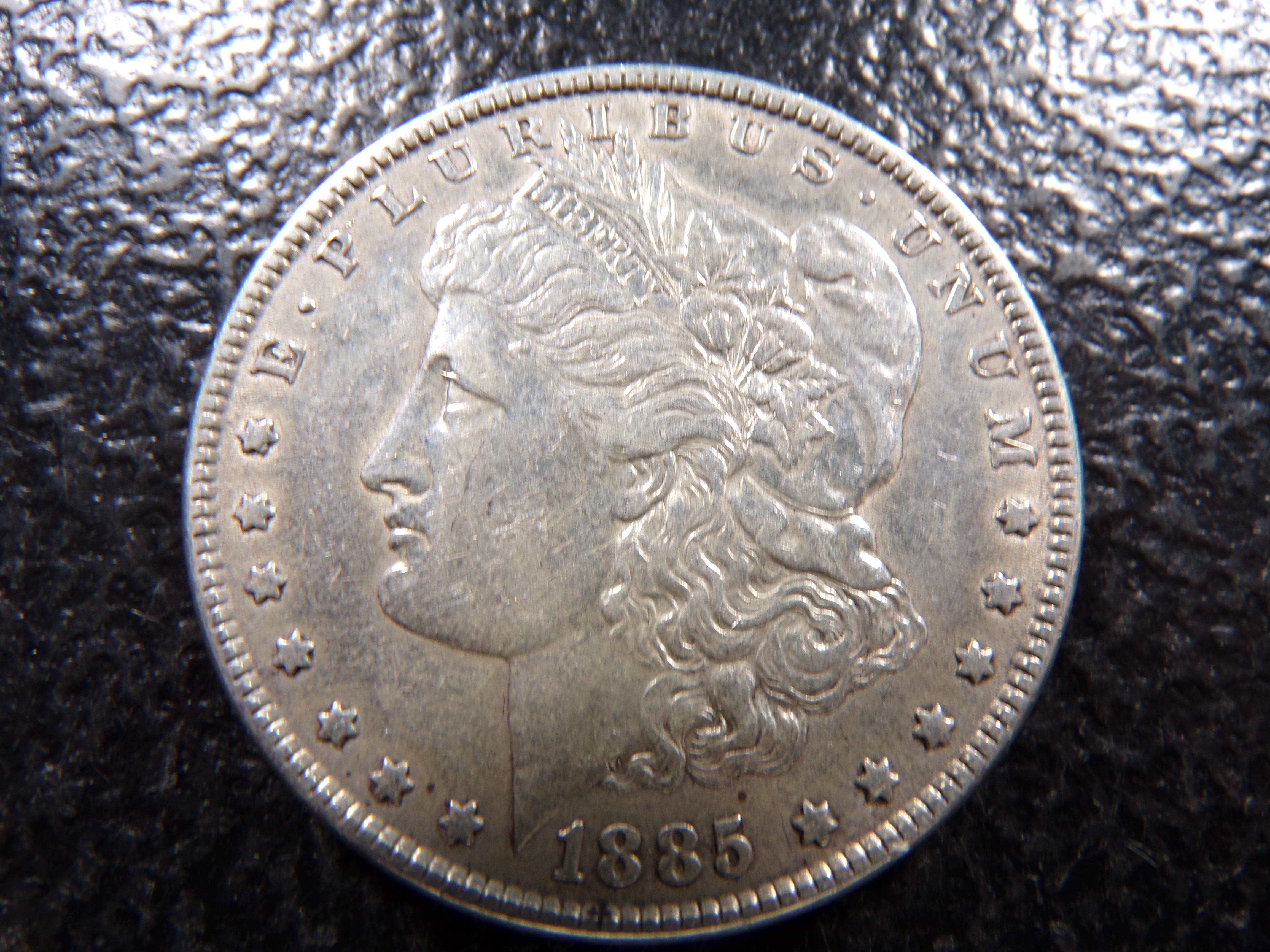 1885 MORGAN SILVER DOLLAR