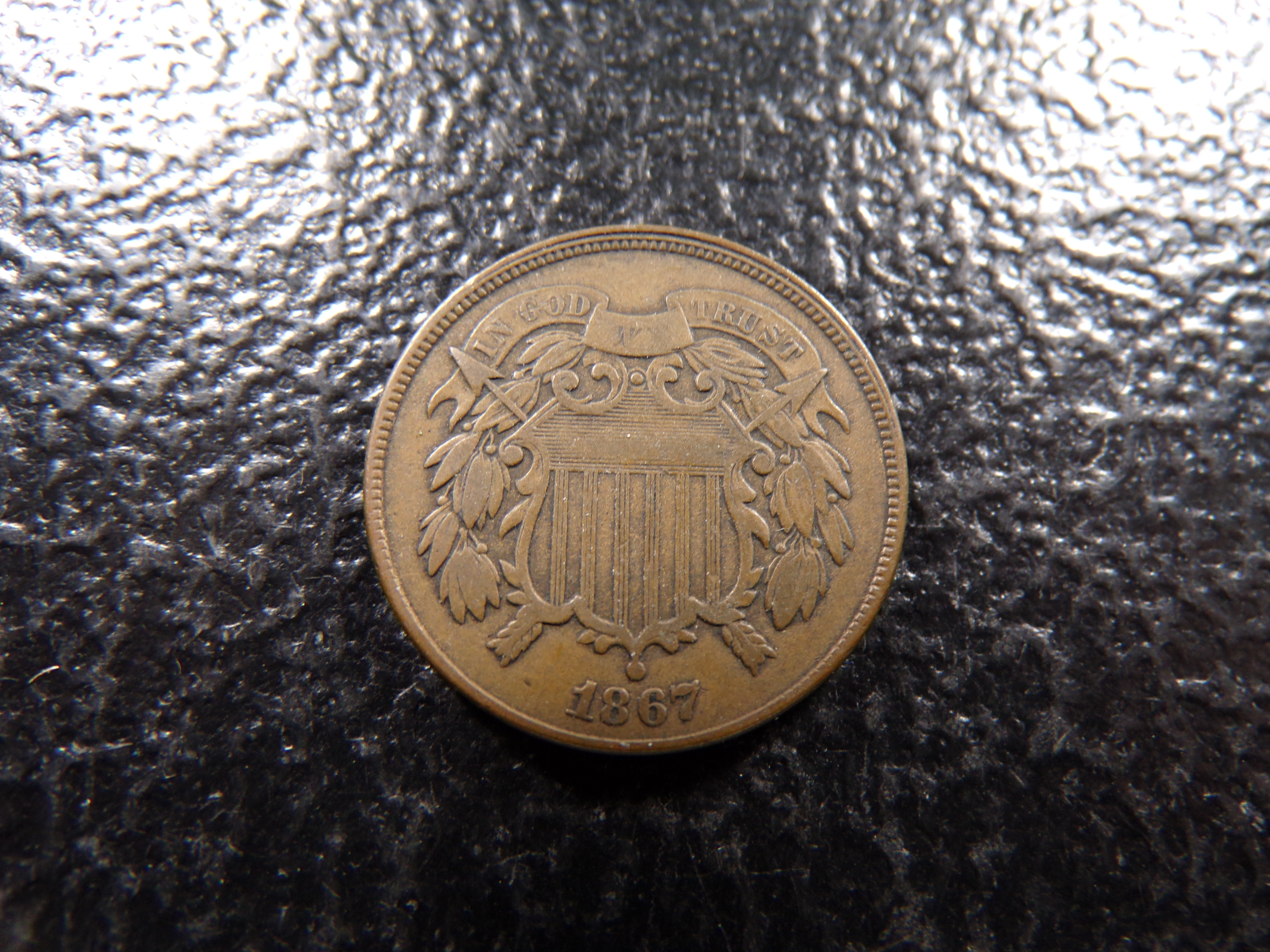 1867 TWO CENT PIECE