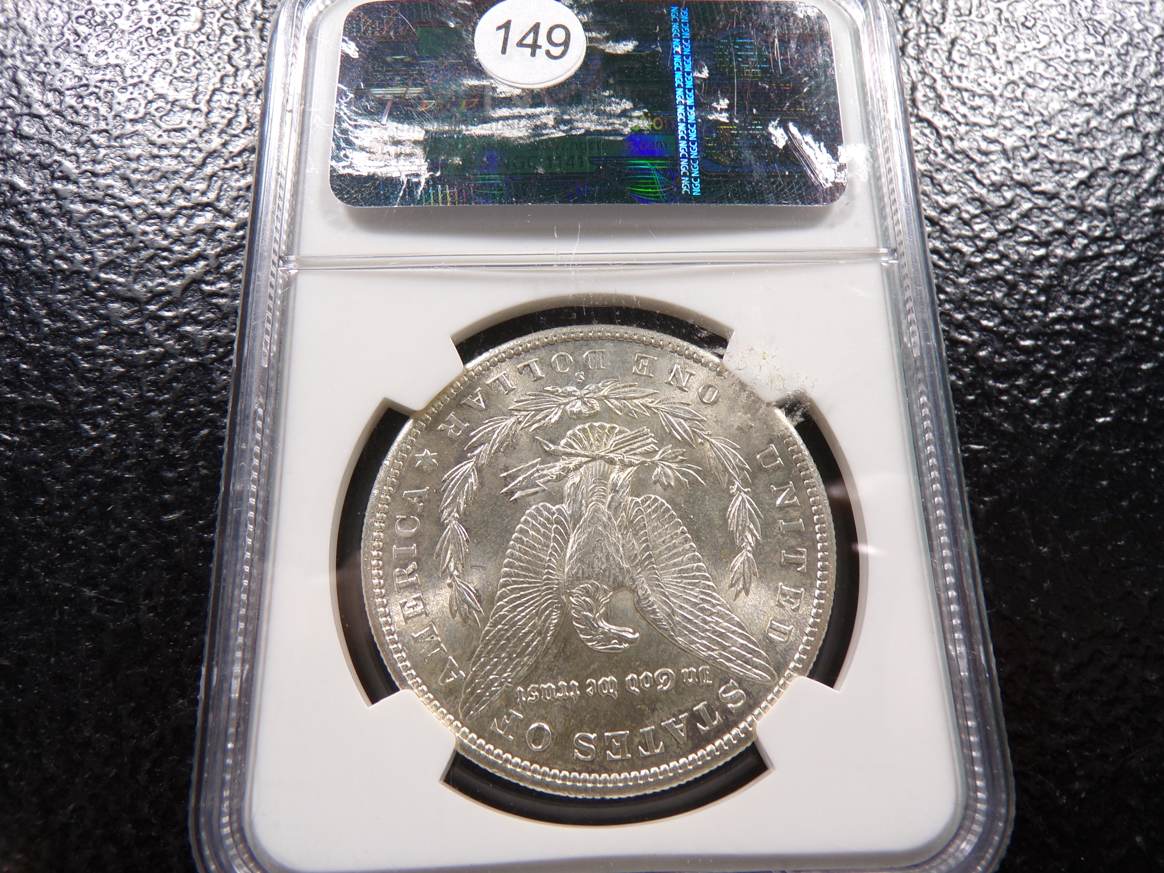 1889-S NGC MS63 MORGAN SILVER DOLLAR