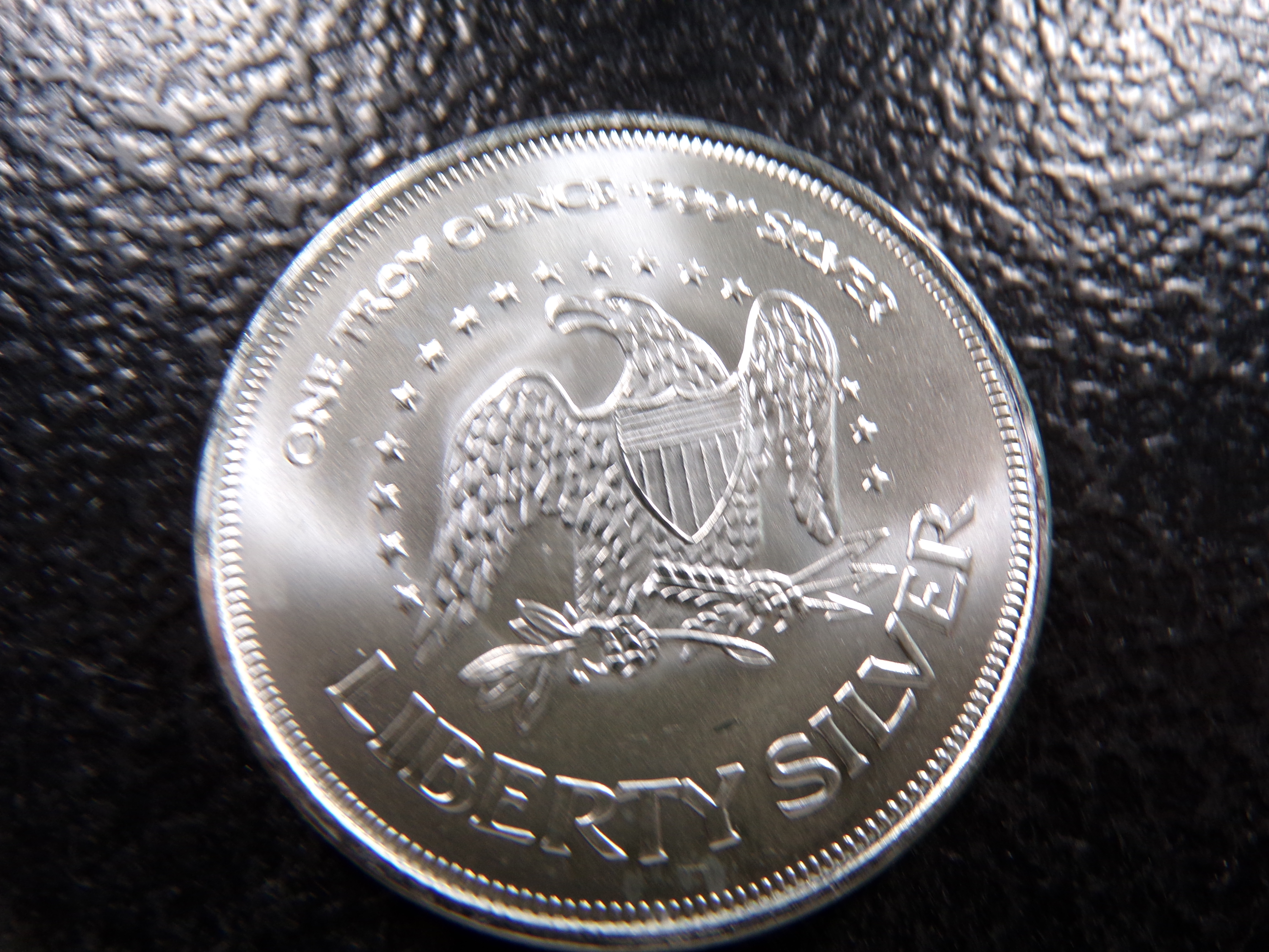 LIBERTY BELL 1 OUNCE 999+ PURE SILVER