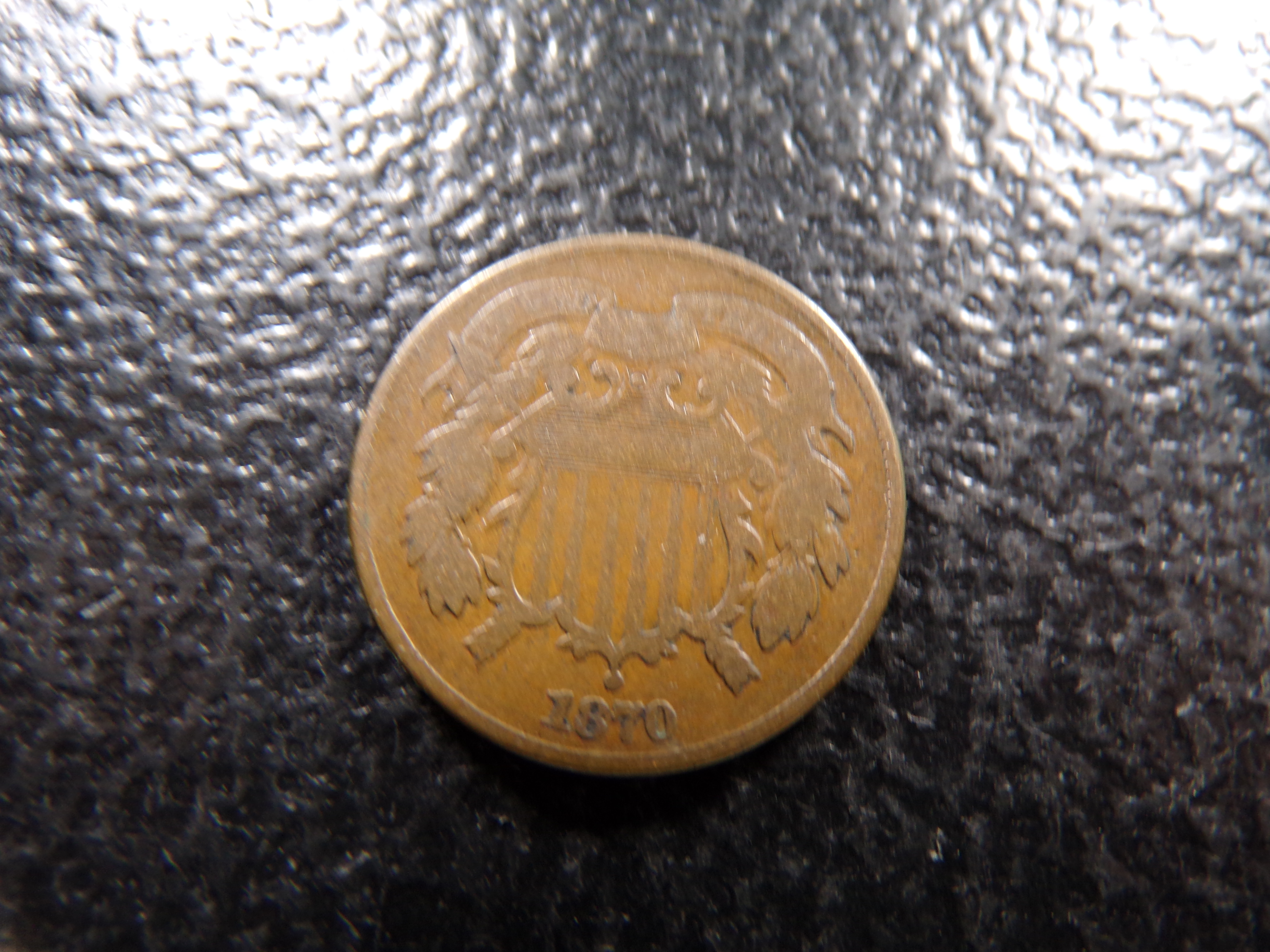 1870 TWO CENT PIECE