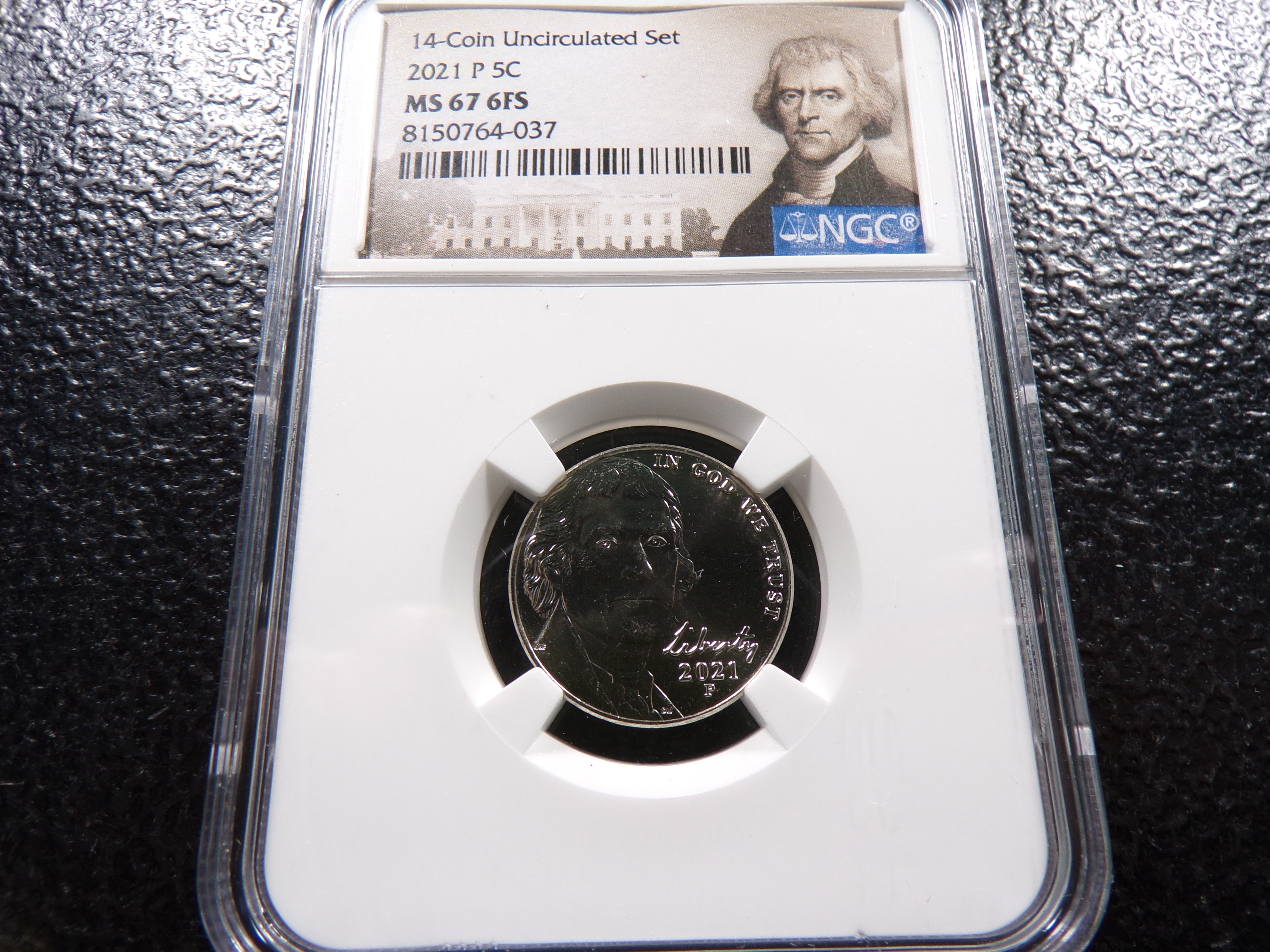 2021-P NGC MS67 6FS JEFFERSON NICKEL