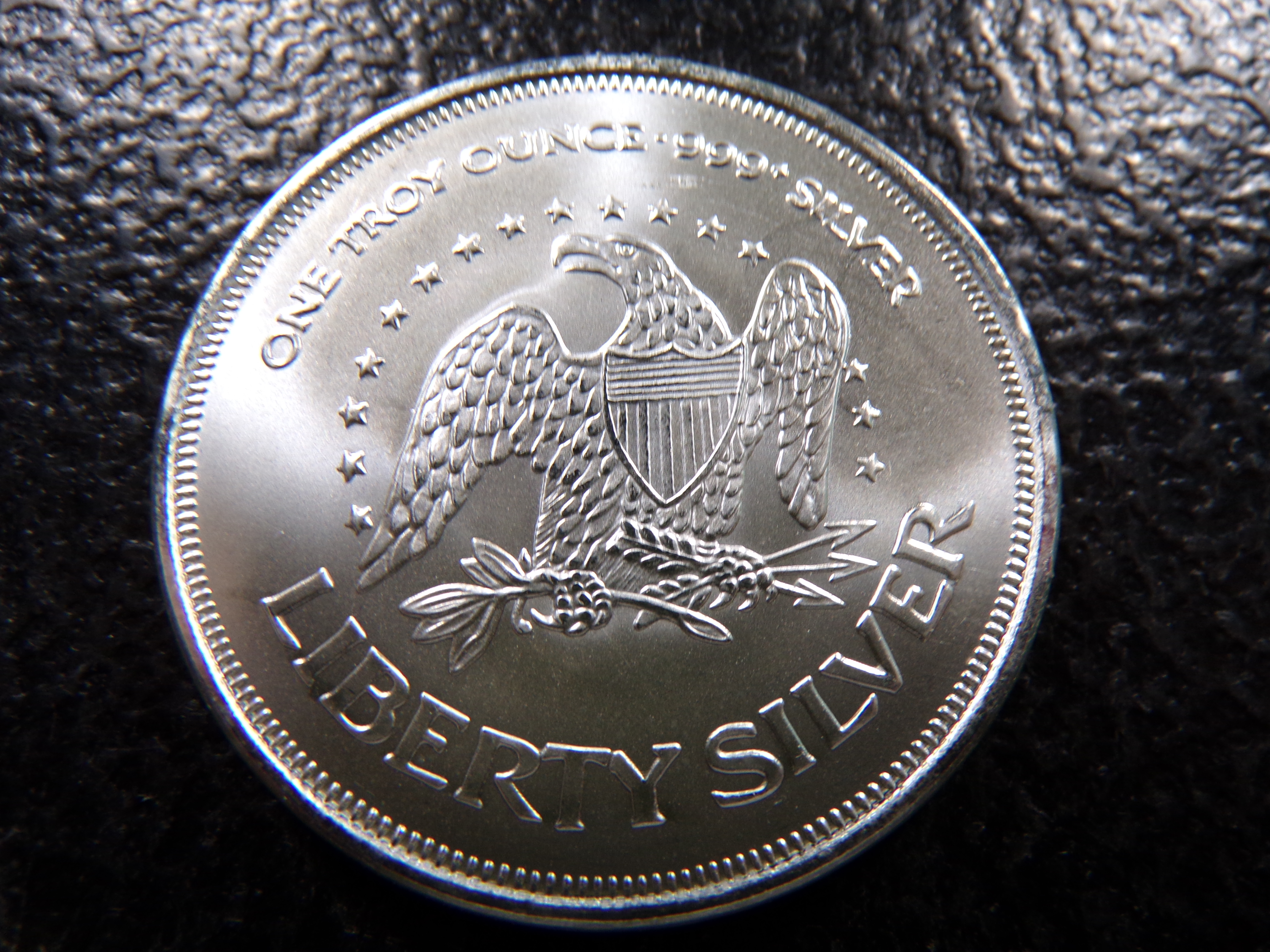 LIBERTY BELL 1 OUNCE 999+ PURE SILVER