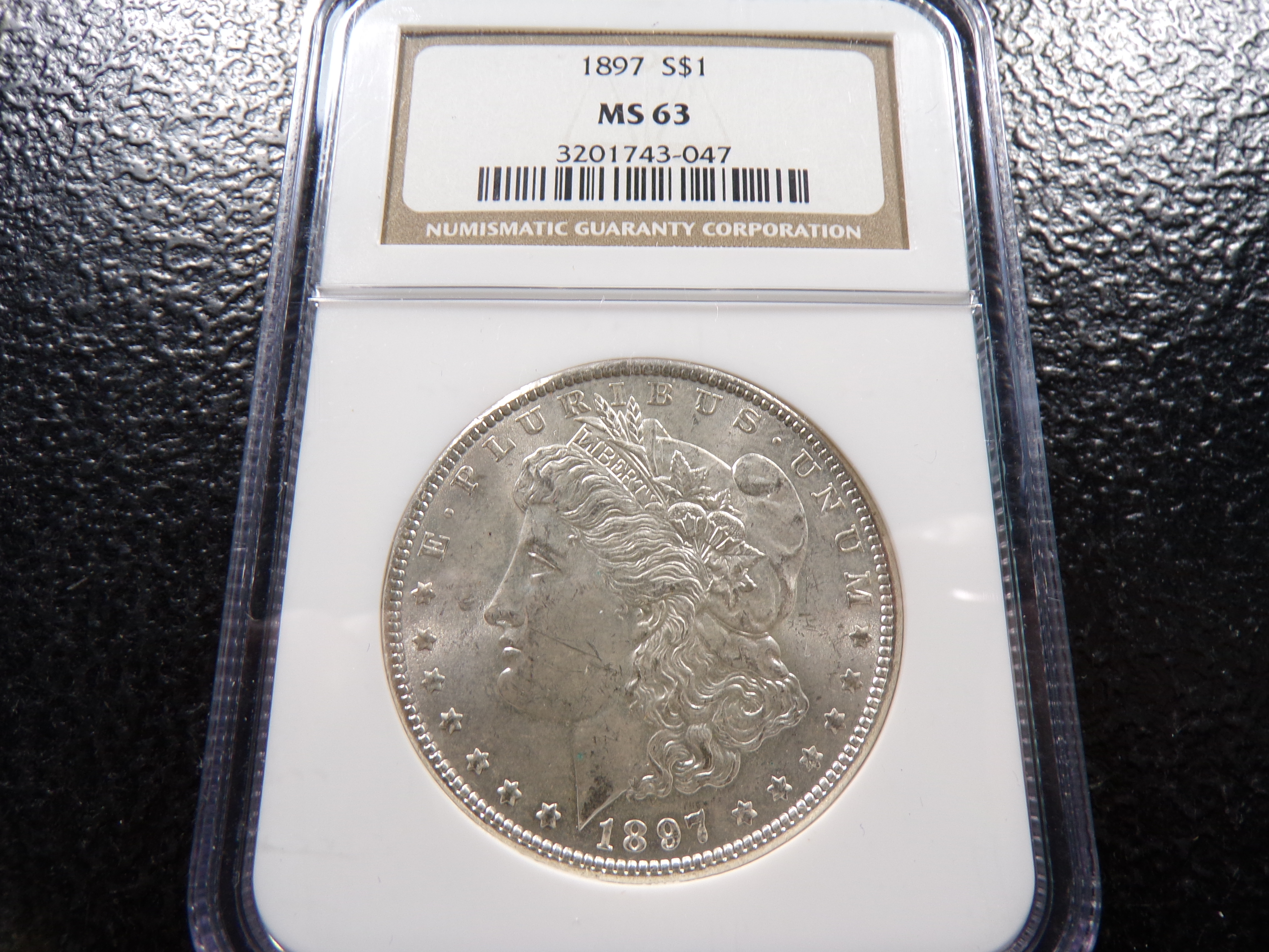 1897 NGC MS63 MORGAN SILVER DOLLAR