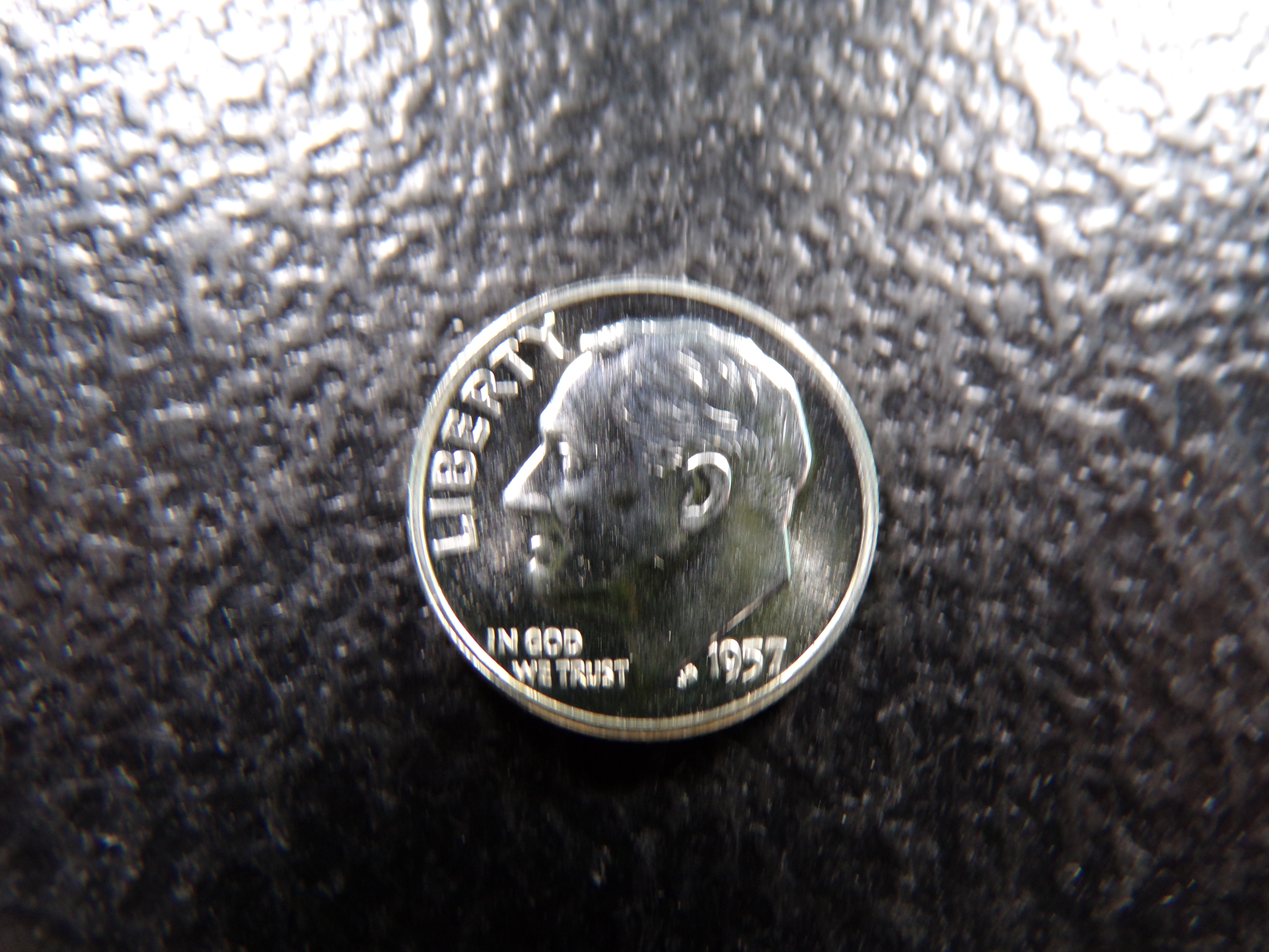 1957 ROOSEVELT SILVER PROOF DIME