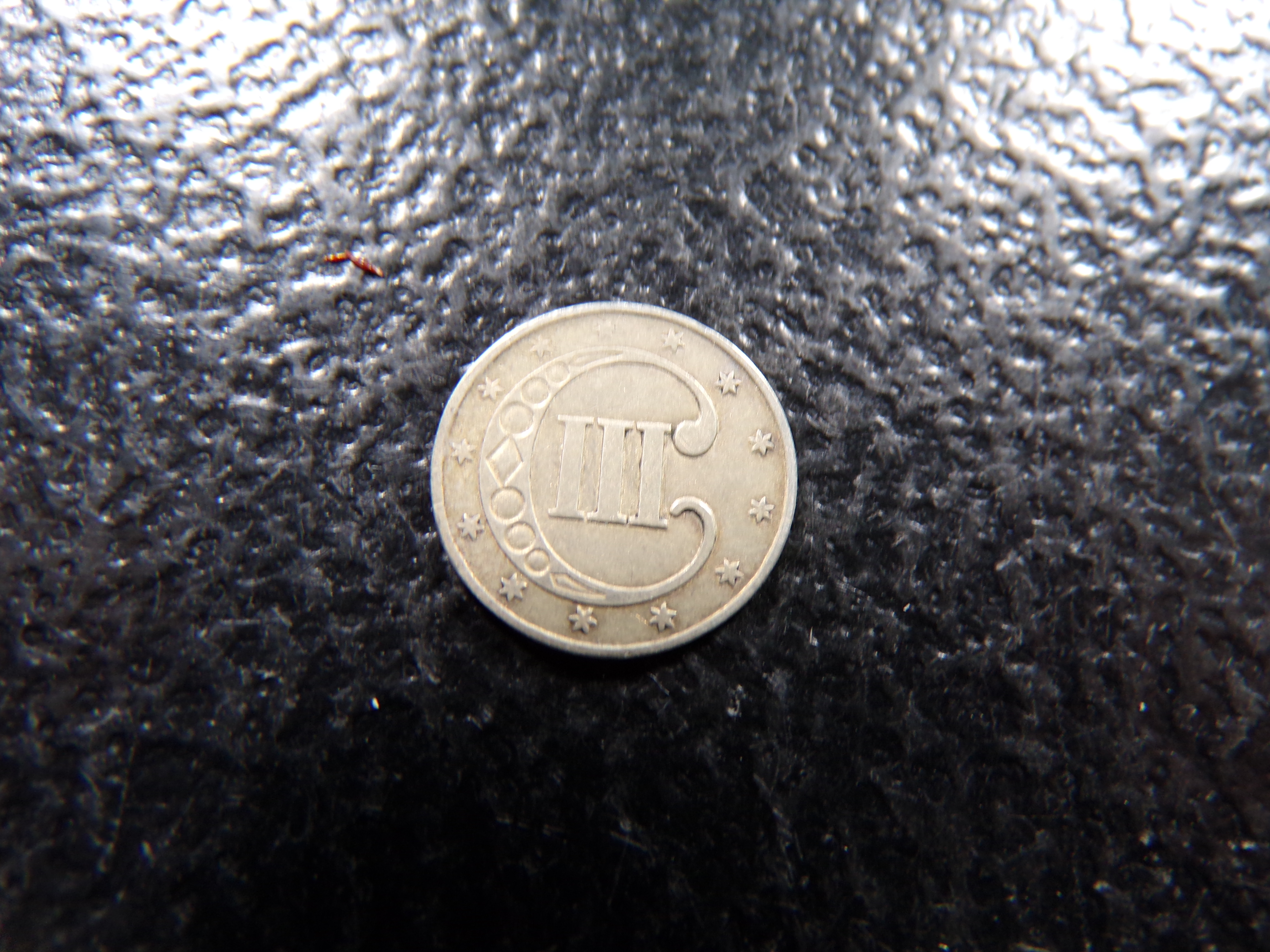 1852 III CENT SILVER