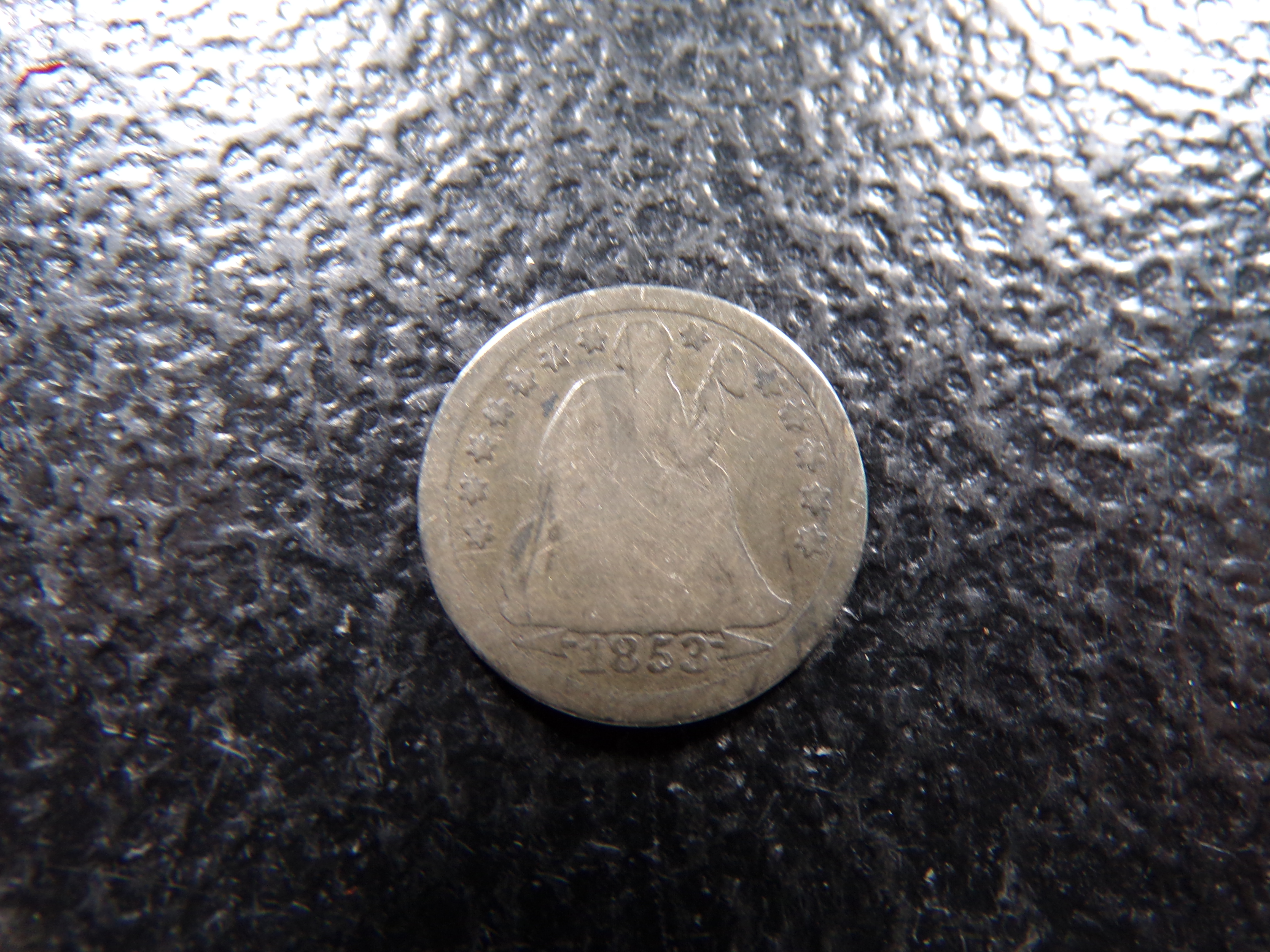 1853 SEATED LIBERTY SILVER DIME