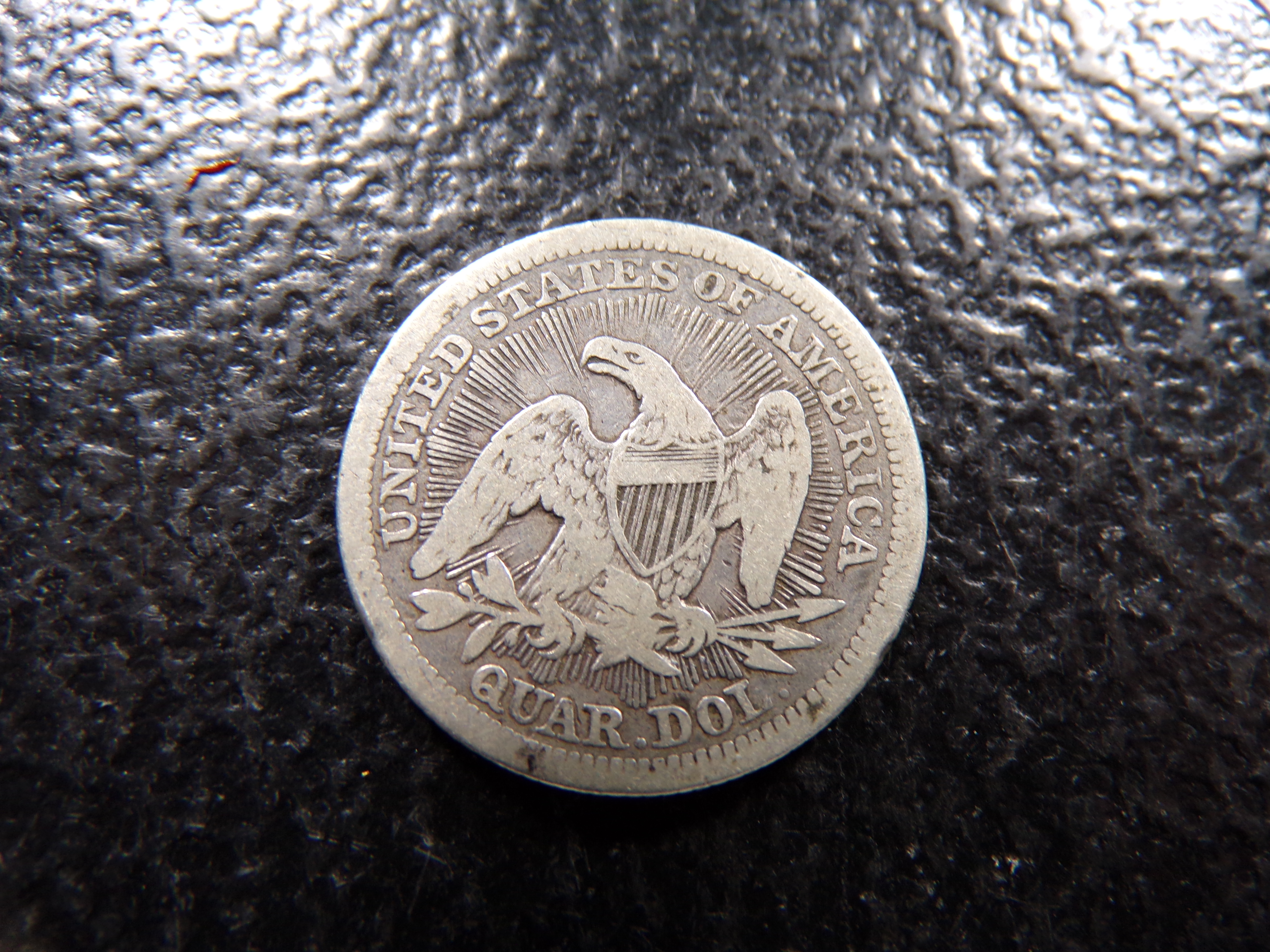 1853 SEATED LIBERTY SILVER QUARTER
