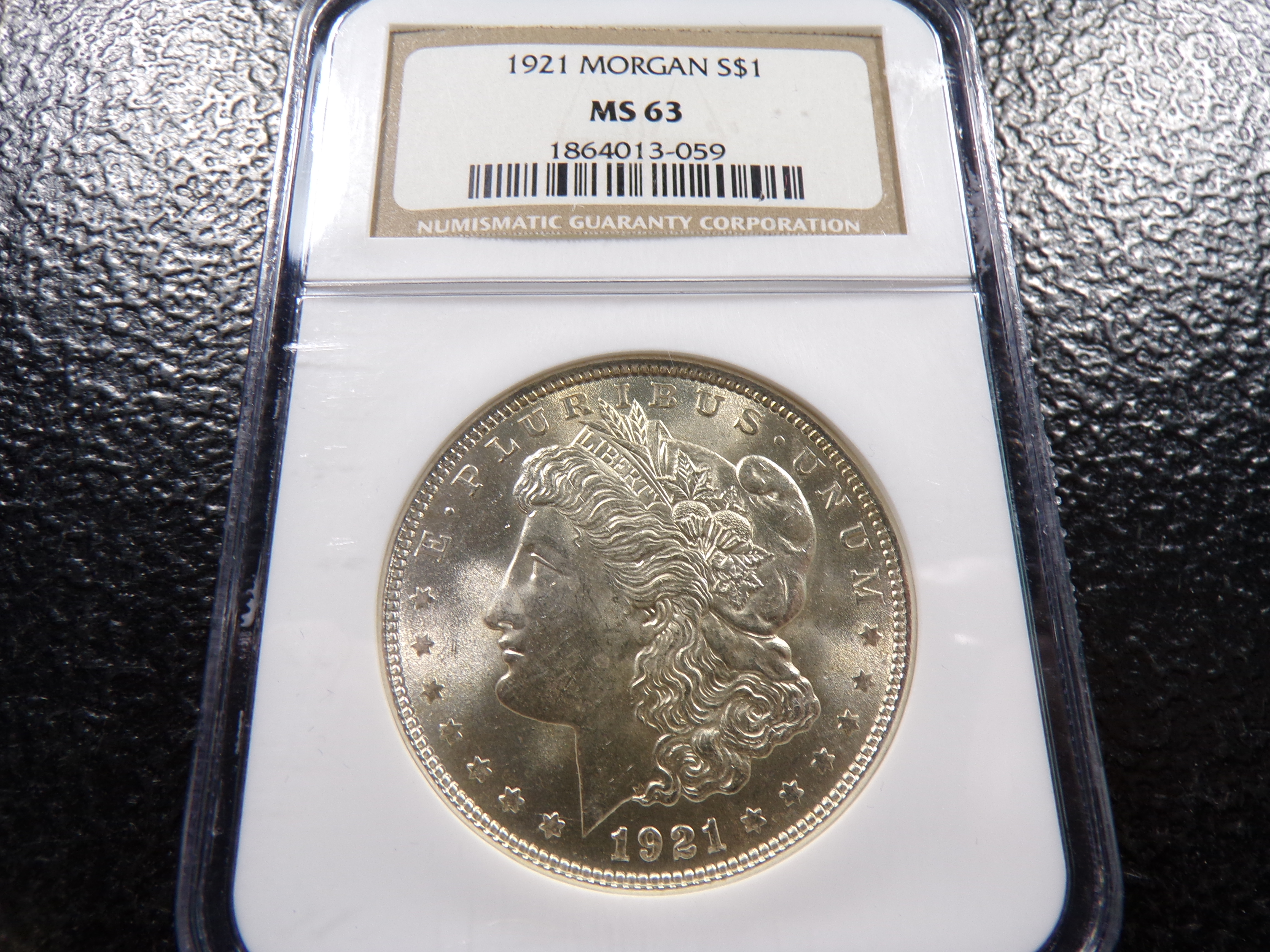 1921 NGC MS63 MORGAN SILVER DOLLAR