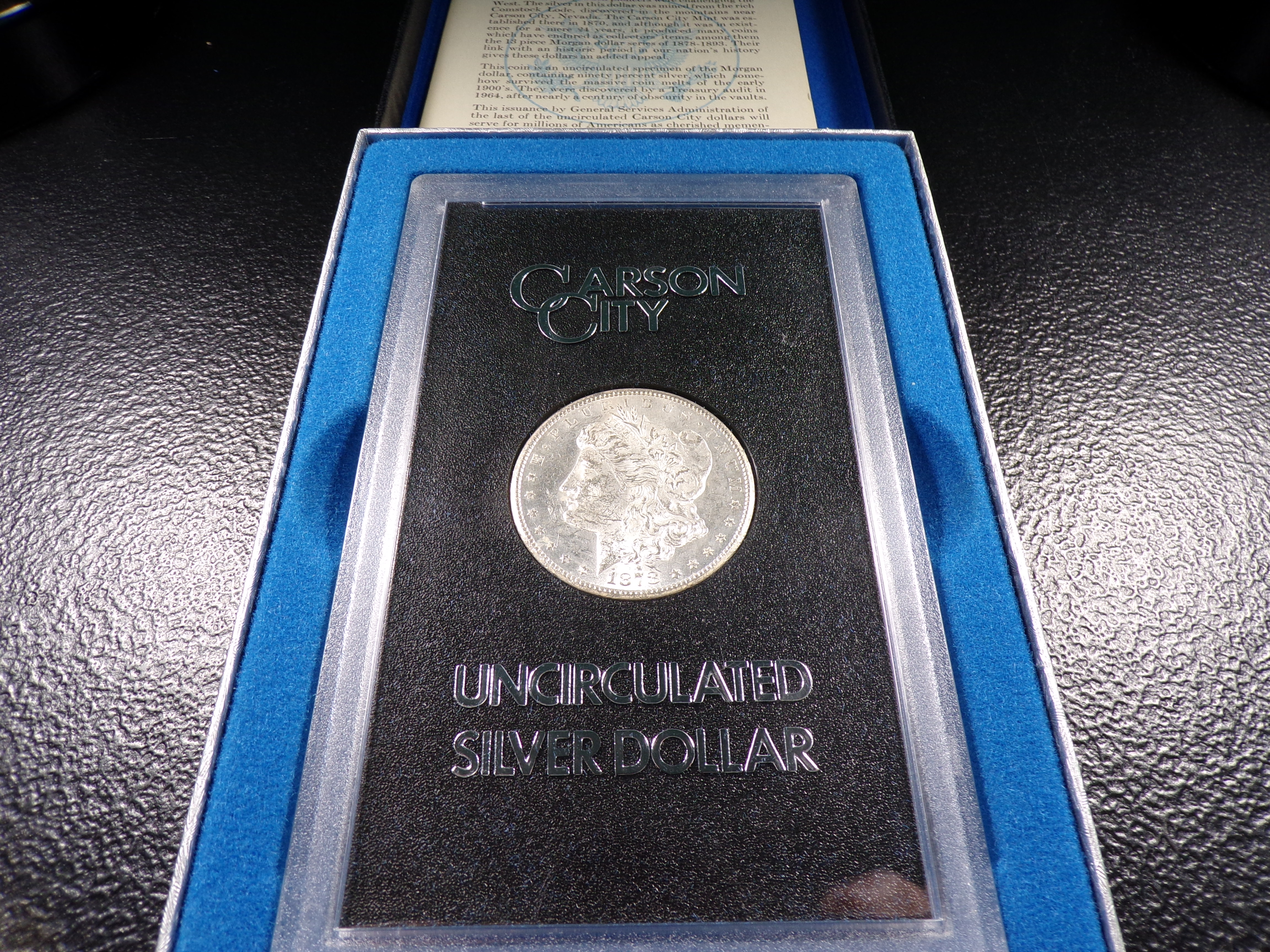 1878-CC GSA HOARD UNC. KEY DATE CARSON CITY MORGAN SILVER DOLLAR