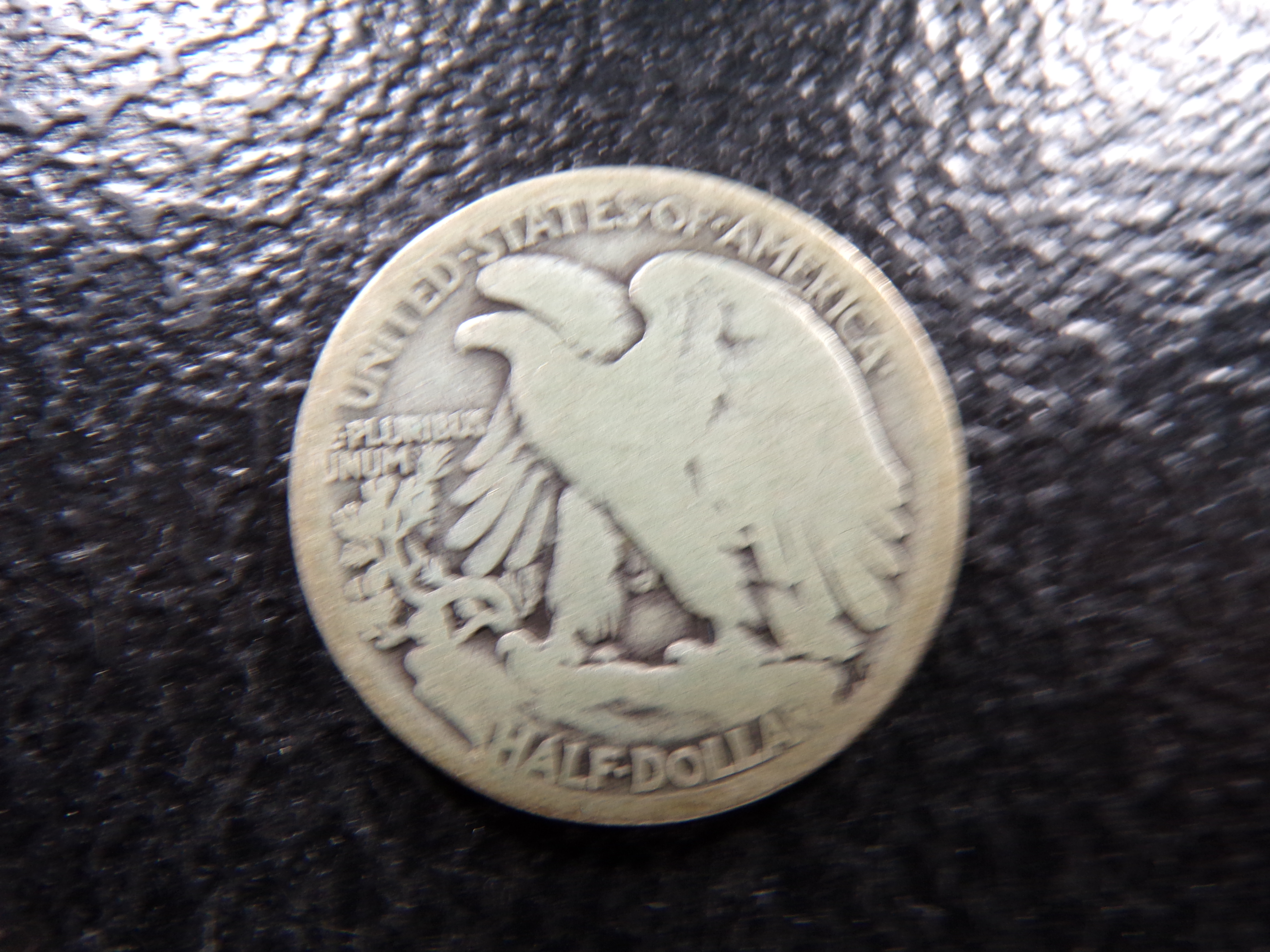 1916-D OBV. RARE DATE WALKING LIBERTY SILVER HALF DOLLAR
