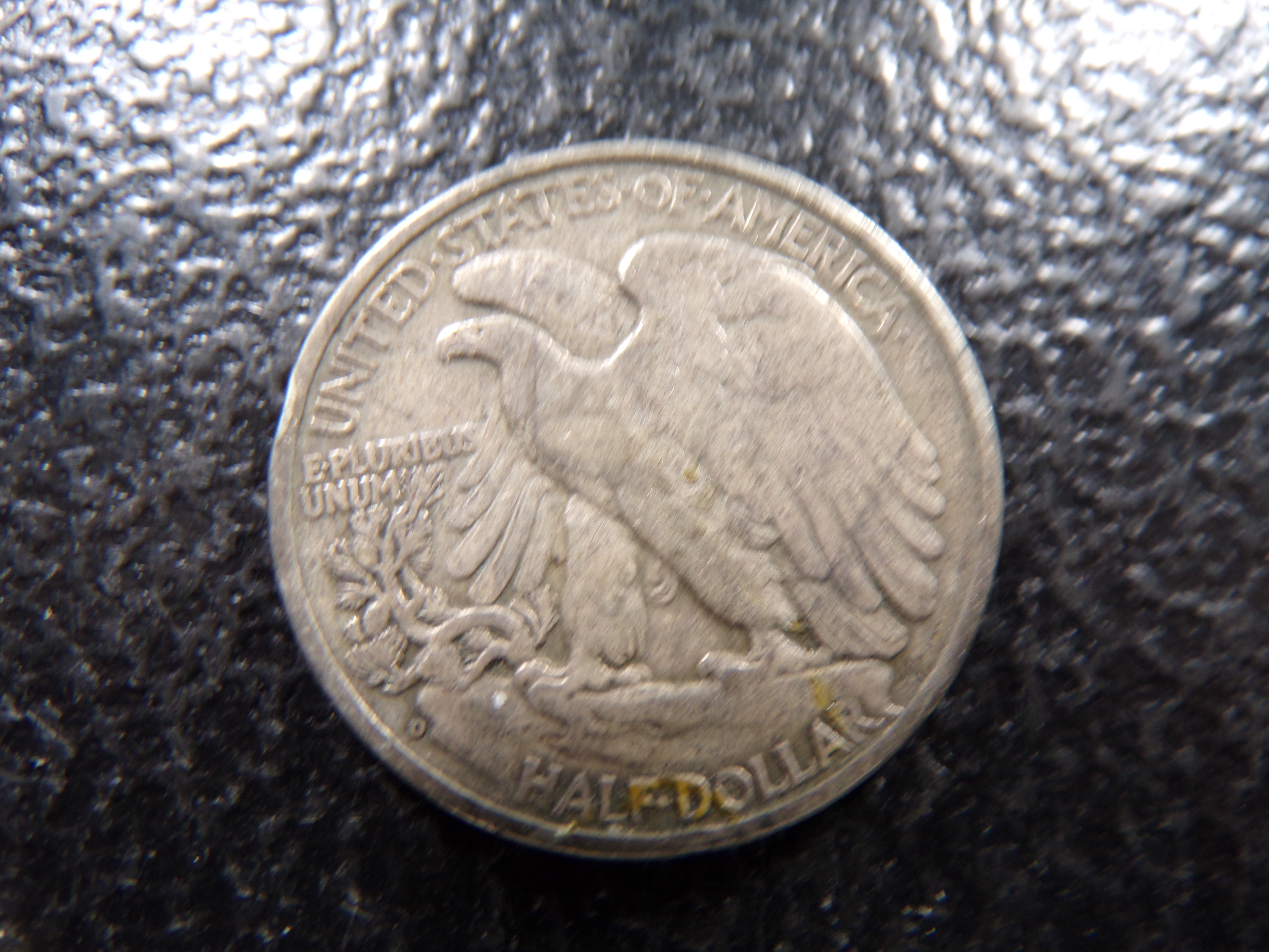 1938-D WALKING LIBERTY SILVER HALF DOLLAR