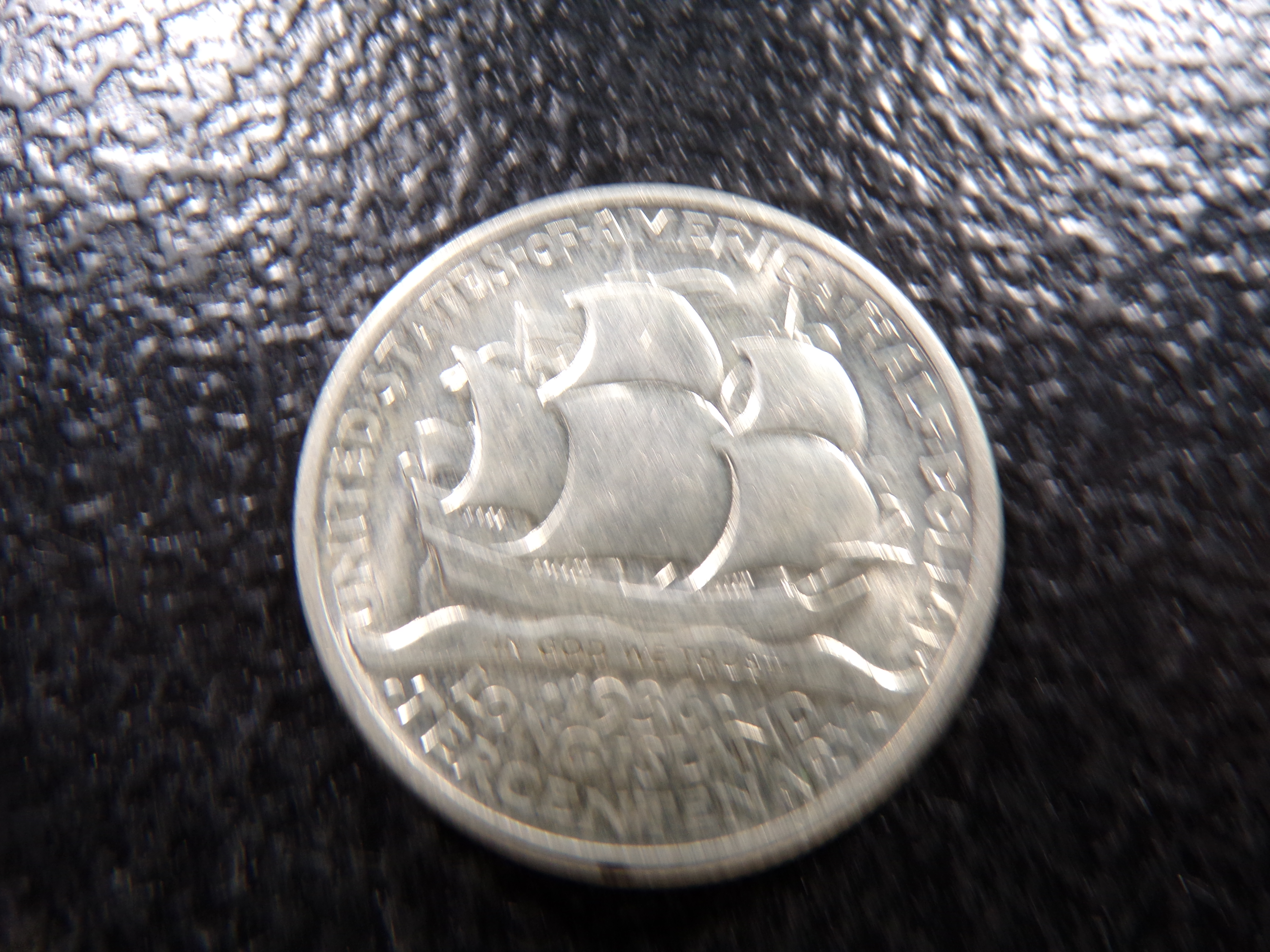 1936 HIGH GRADE LONG ISLAND SILVER HALF DOLLAR