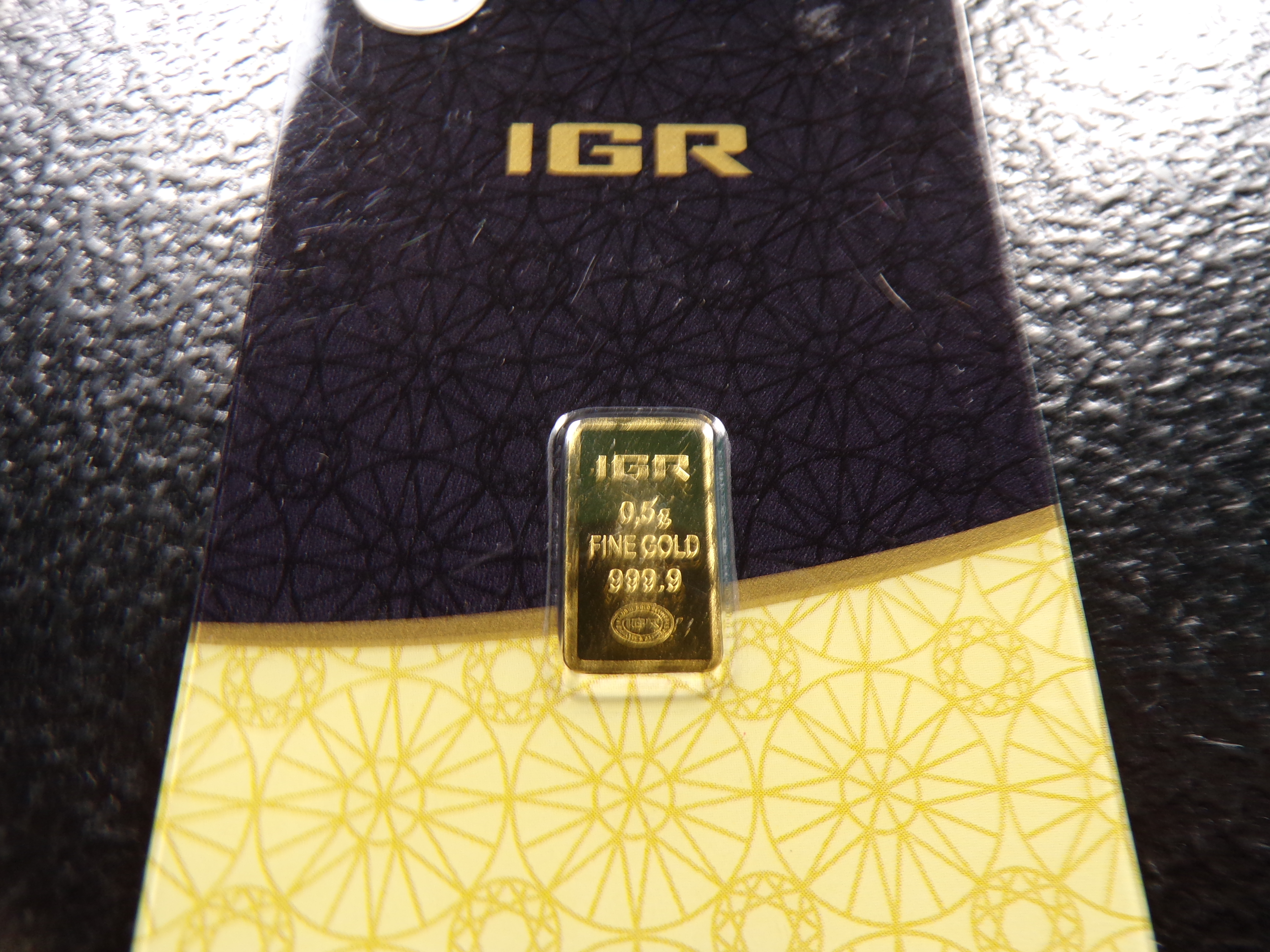 IGR GOLDGRAM 0.5 GRAM 999.9 FINE GOLD BAR