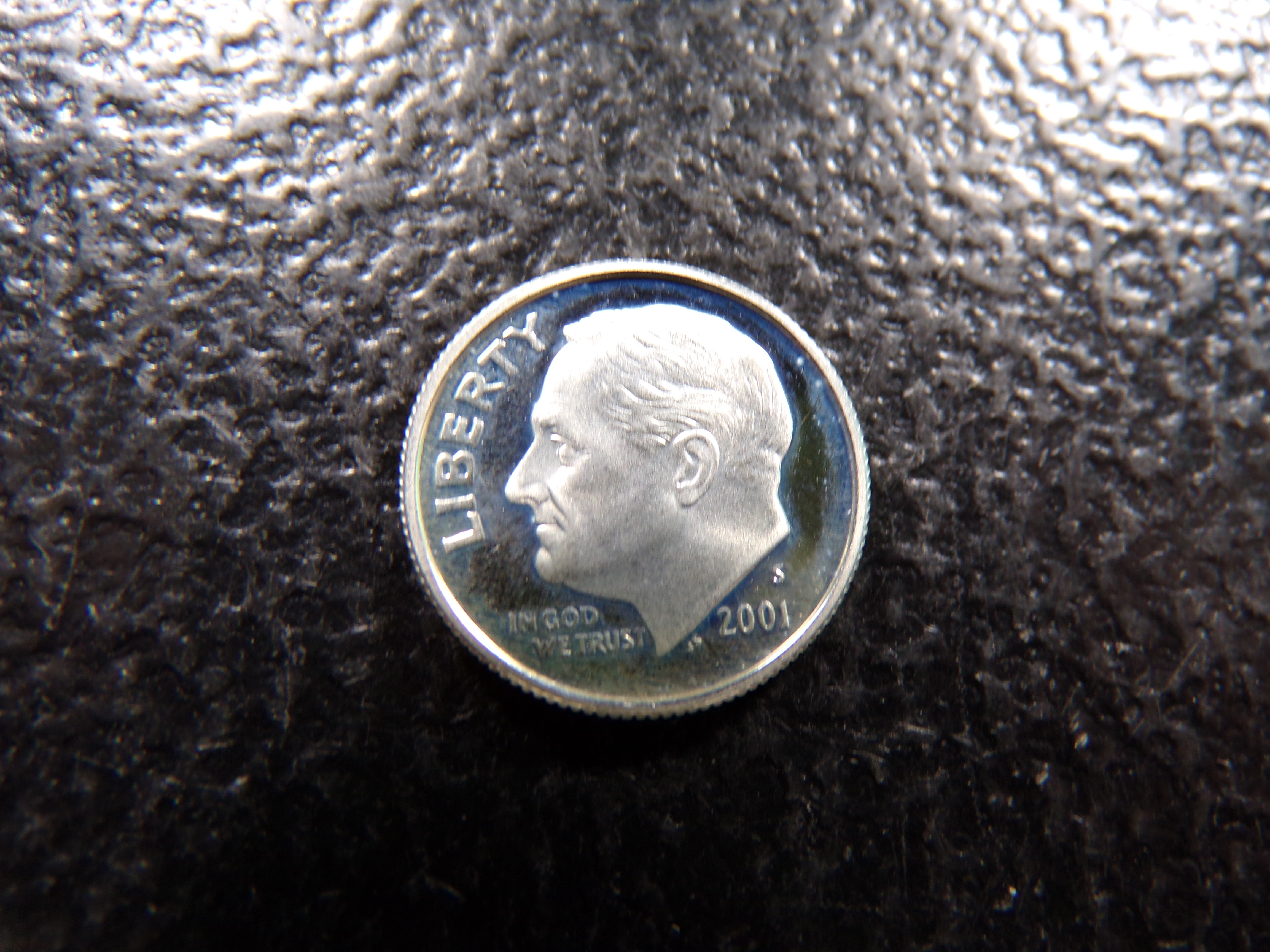 2001-S ROOSEVELT SILVER PROOF DIME