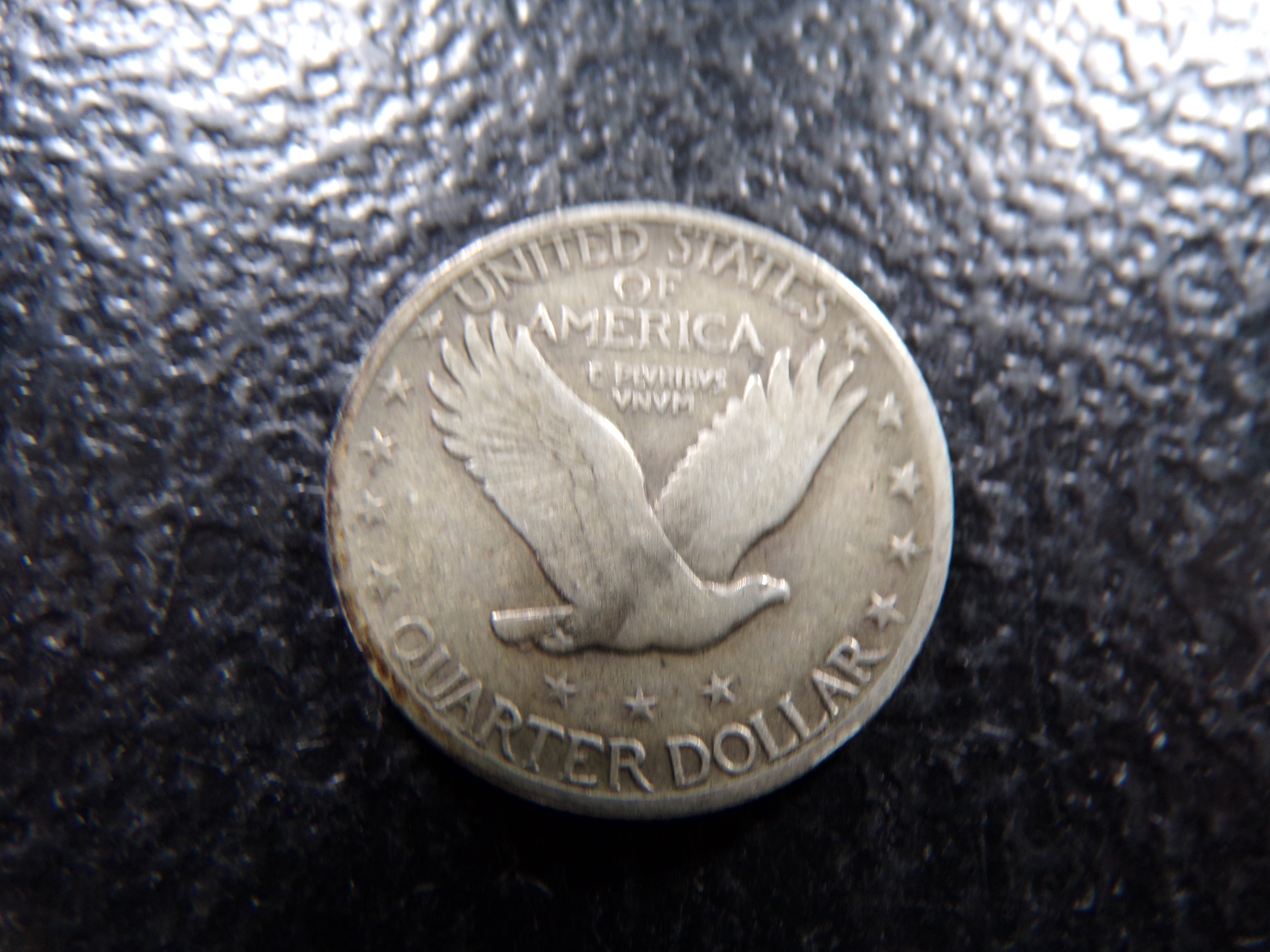 1918-D RARE DATE STANDIMG LIBERTY SILVER QUARTER
