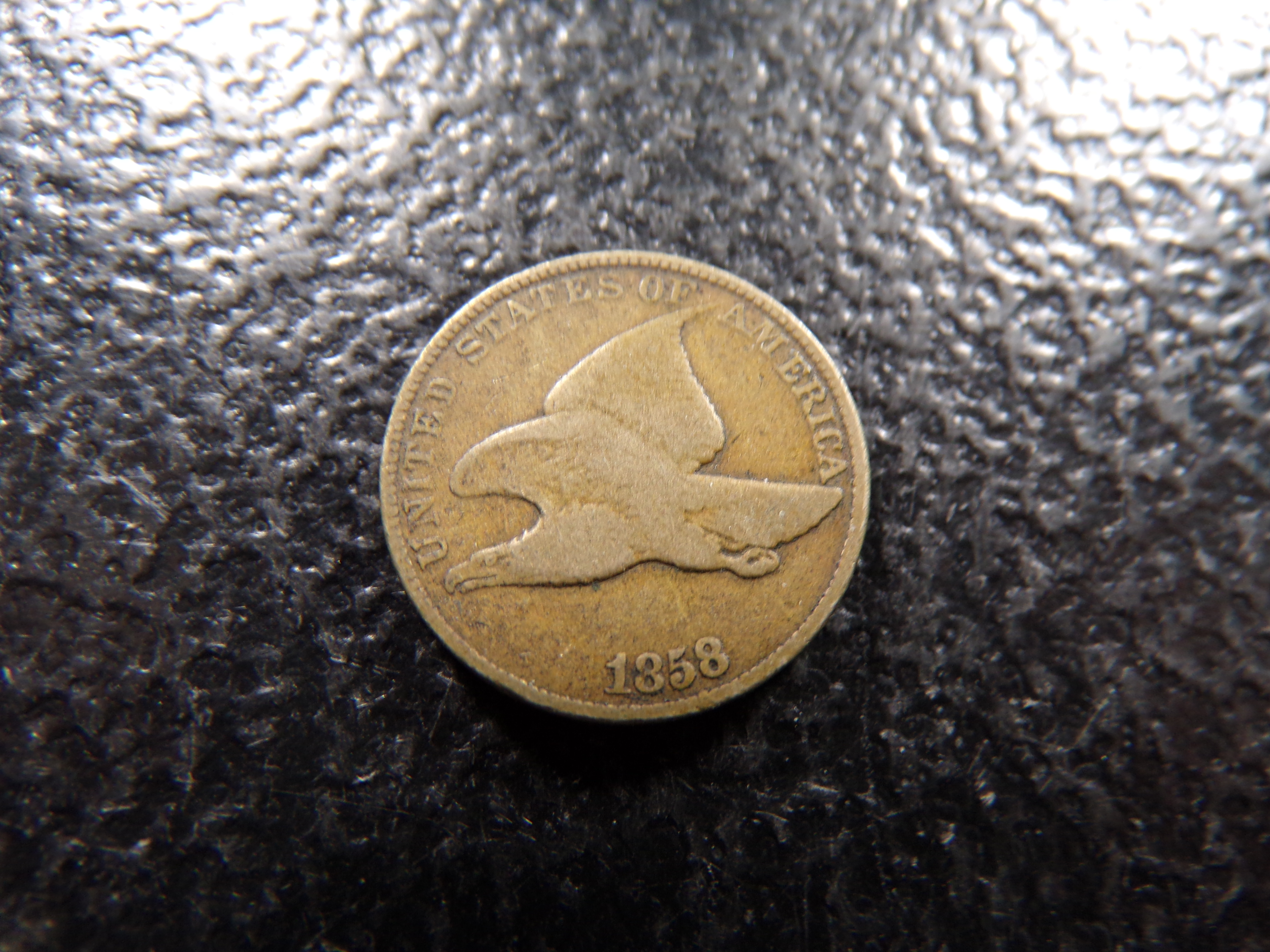 1858 FLYING EAGLE CENT