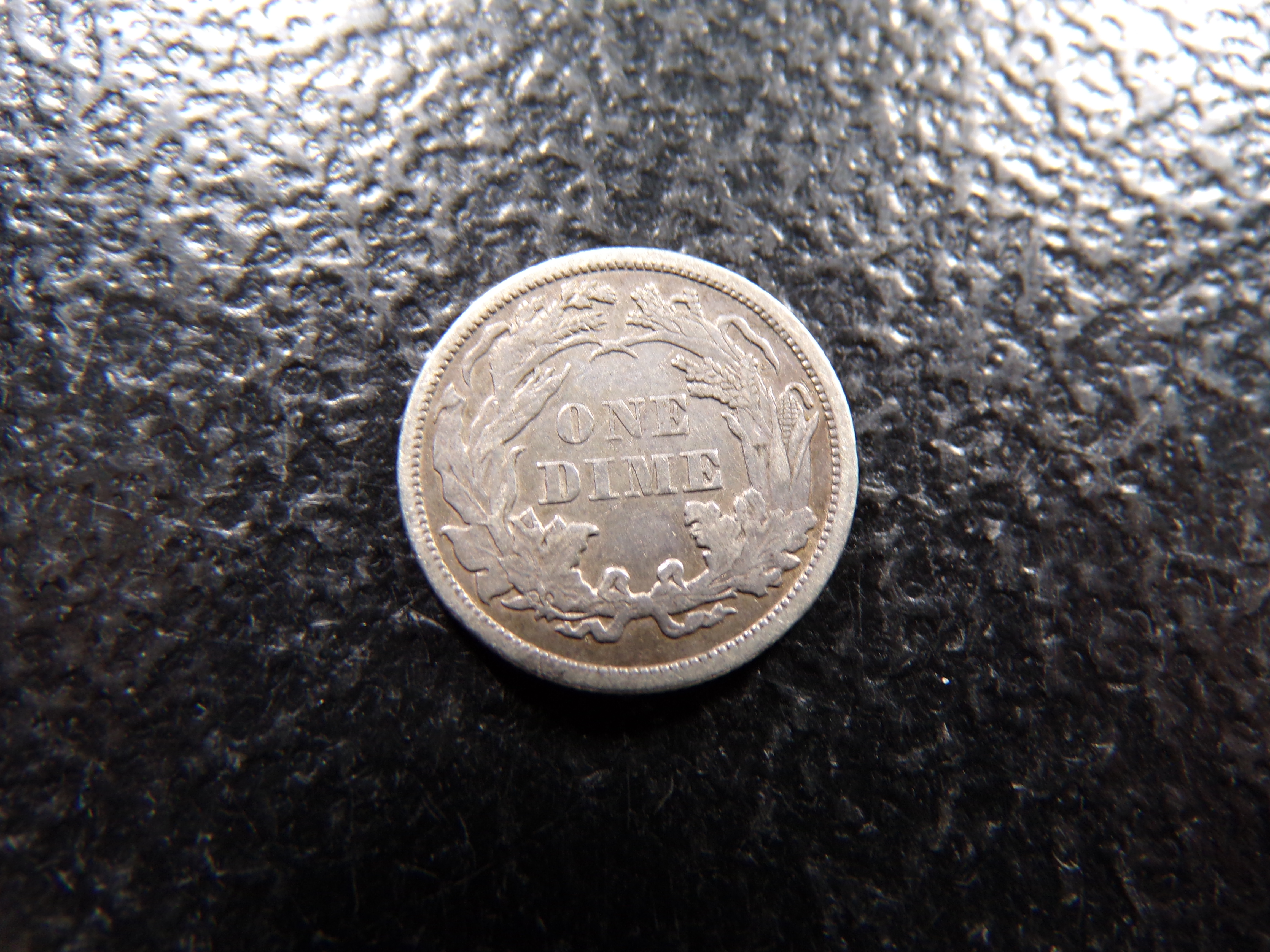1861 KEY DATE SEATED LIBERTY SILVER DIME