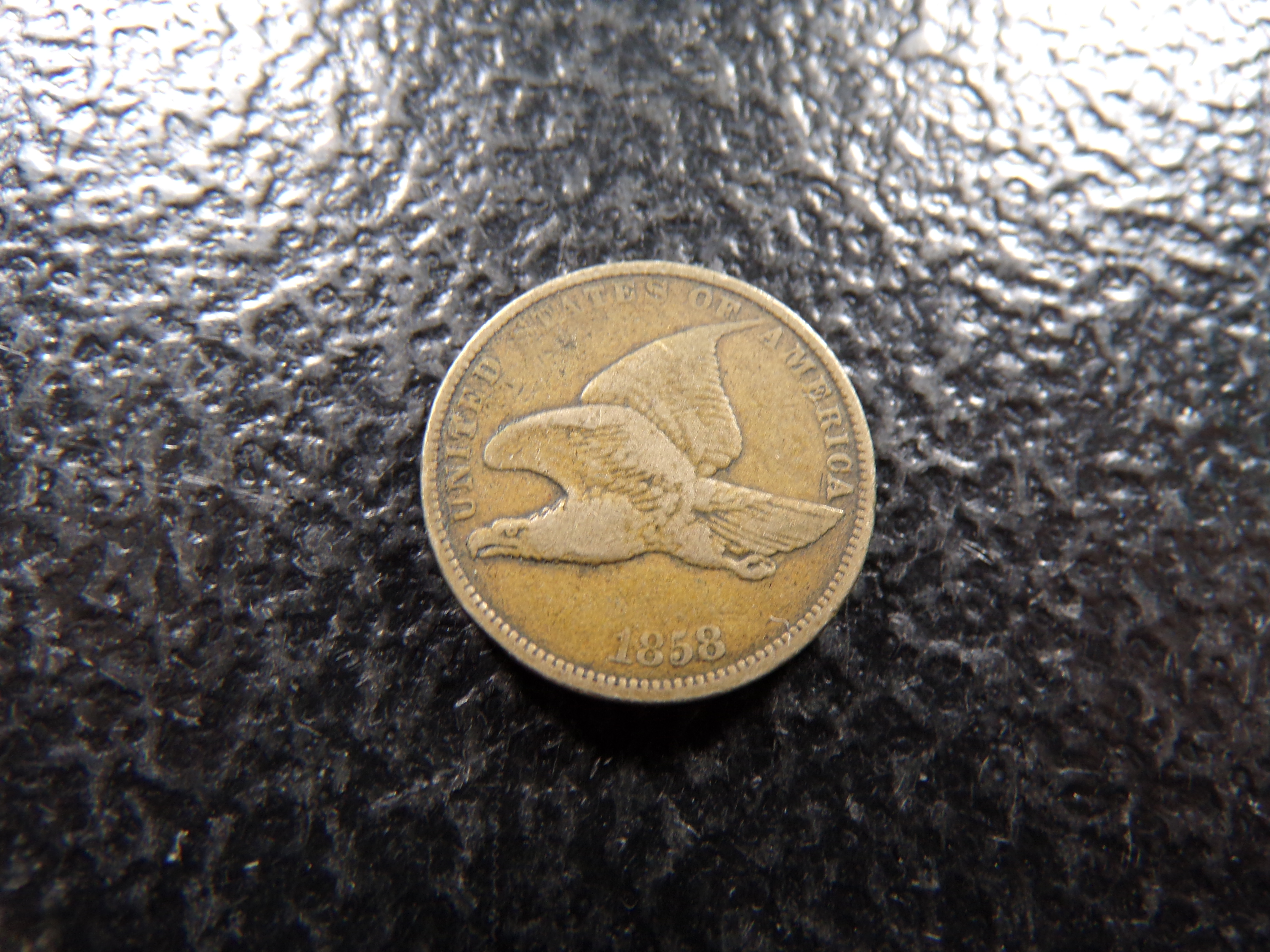 1858 FLYING EAGLE CENT