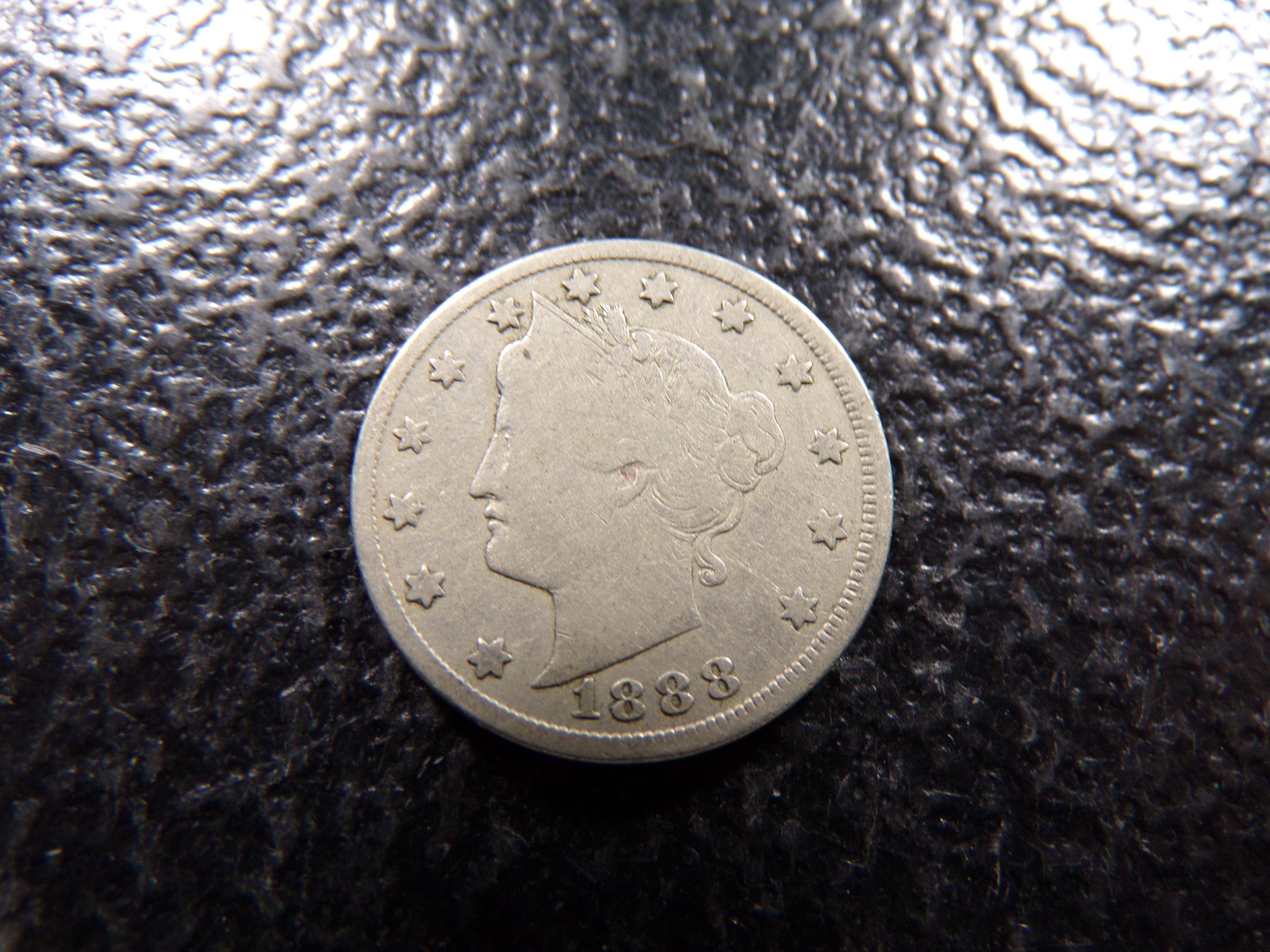 1888 LIBERTY HEAD V NICKEL