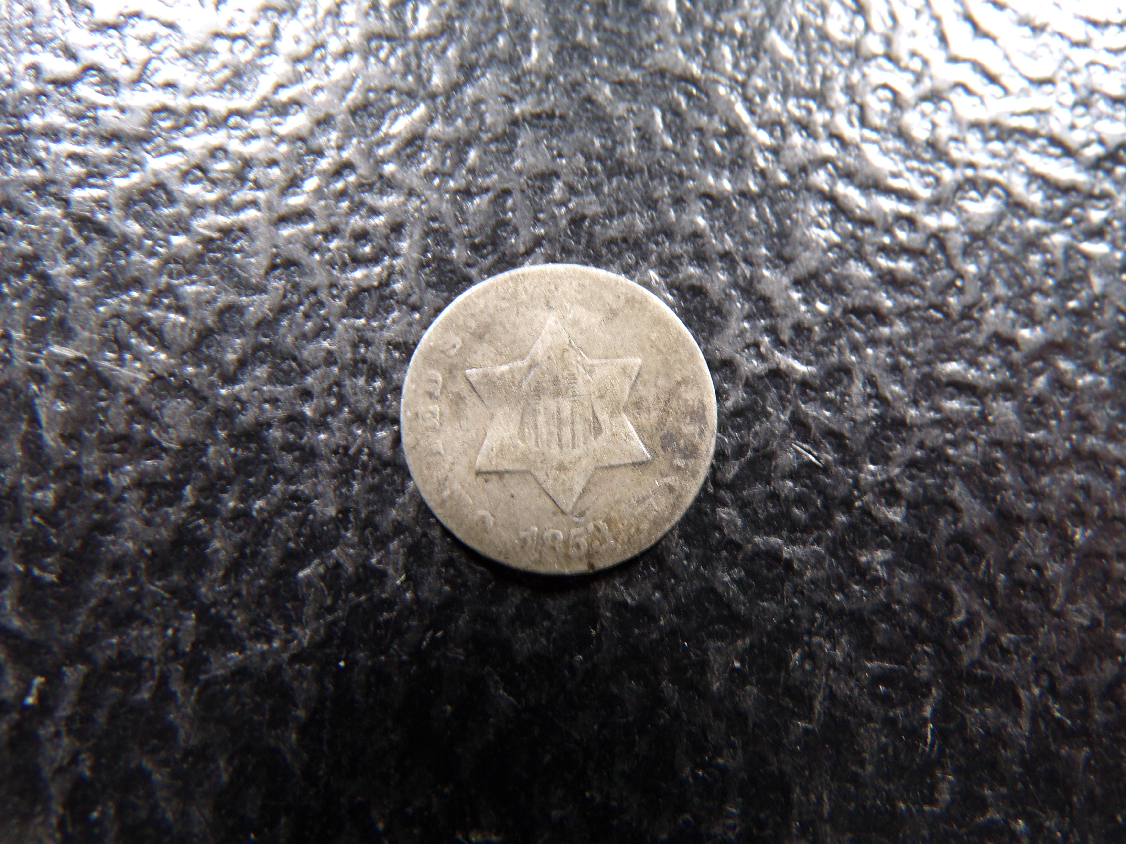 1853 THREE CENT SILVER