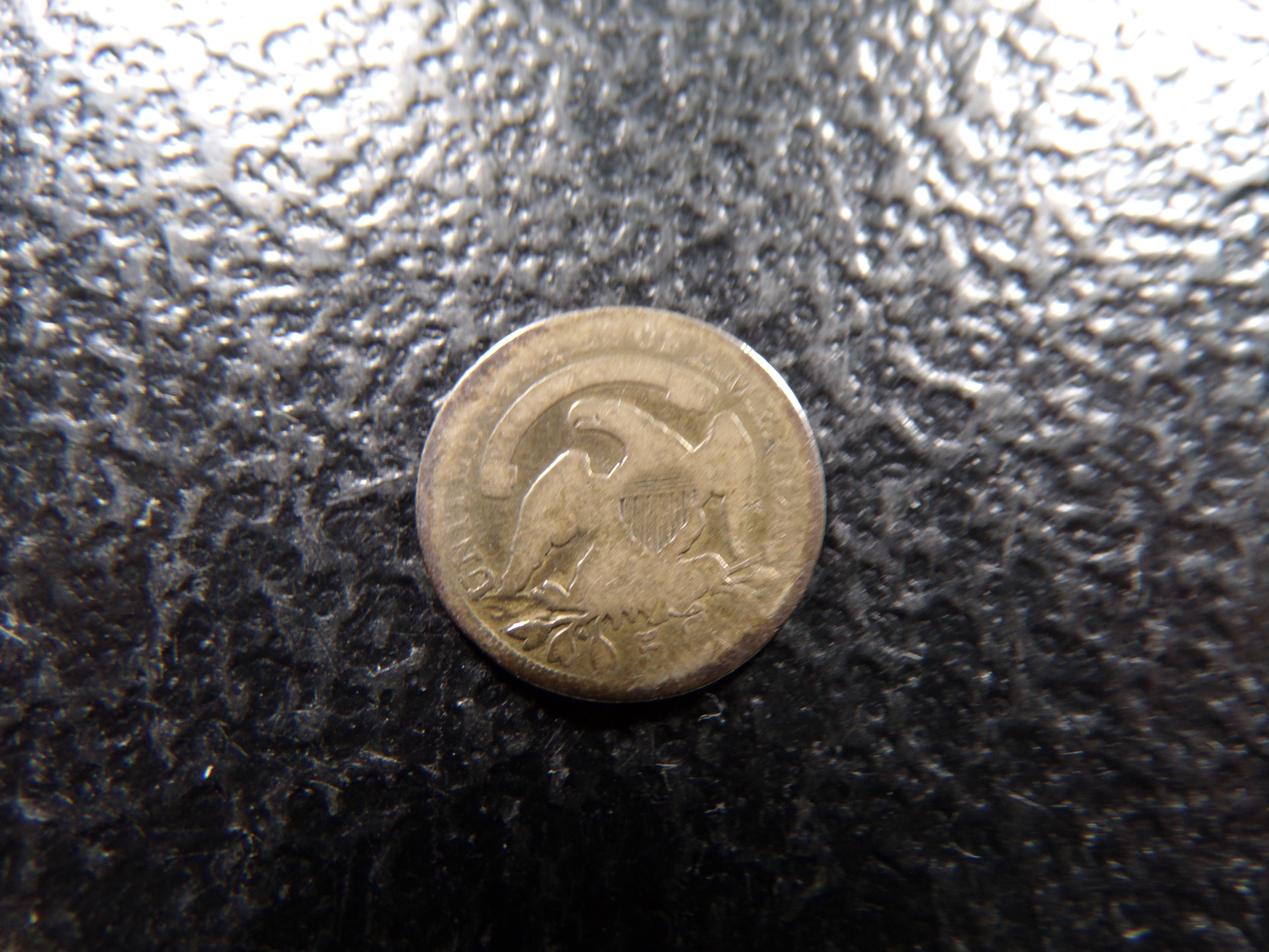 1837 CAPPED BUST SILVER HALF DIME