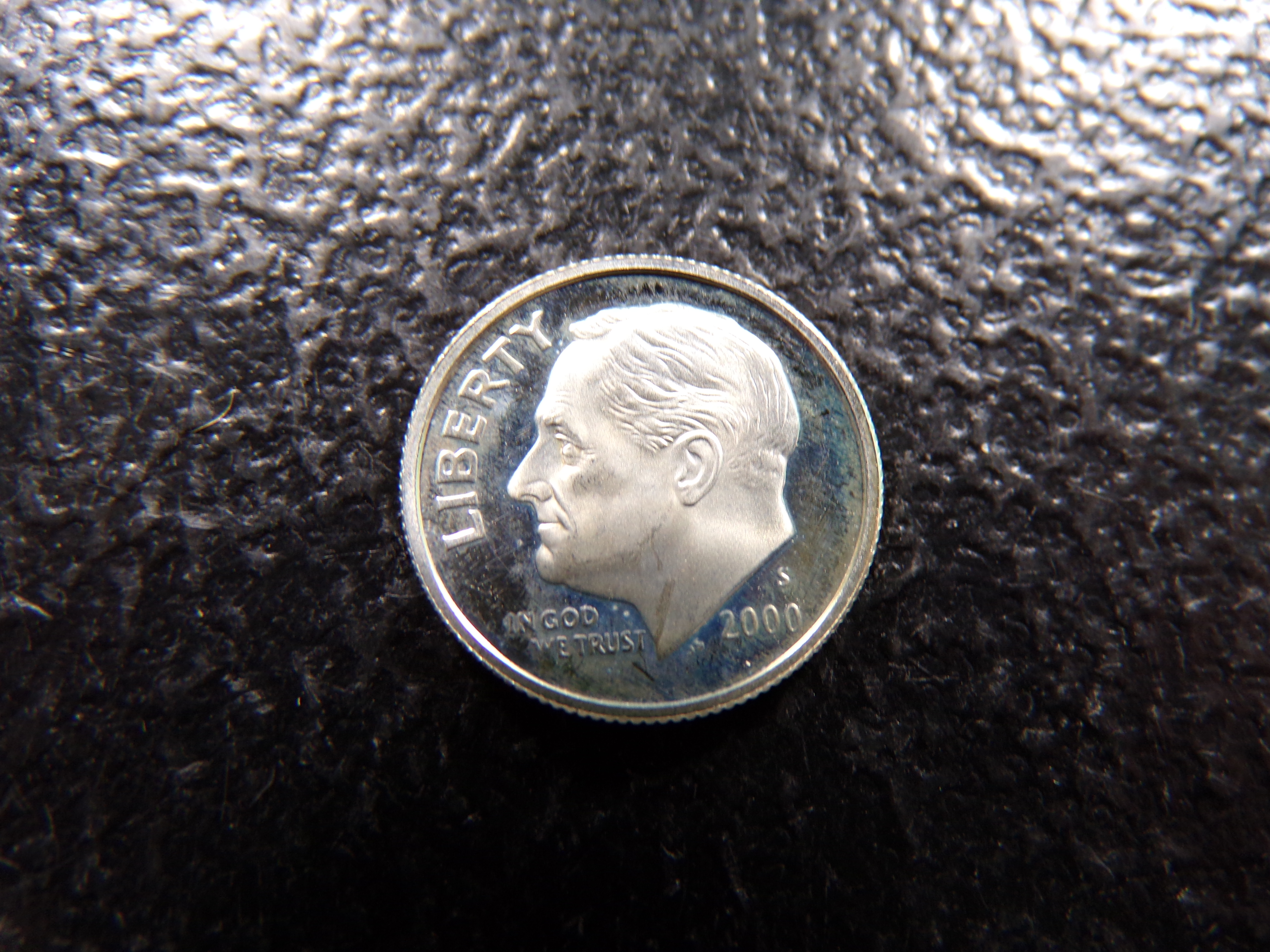 2000-S ROOSEVELT SILVER PROOF DIME