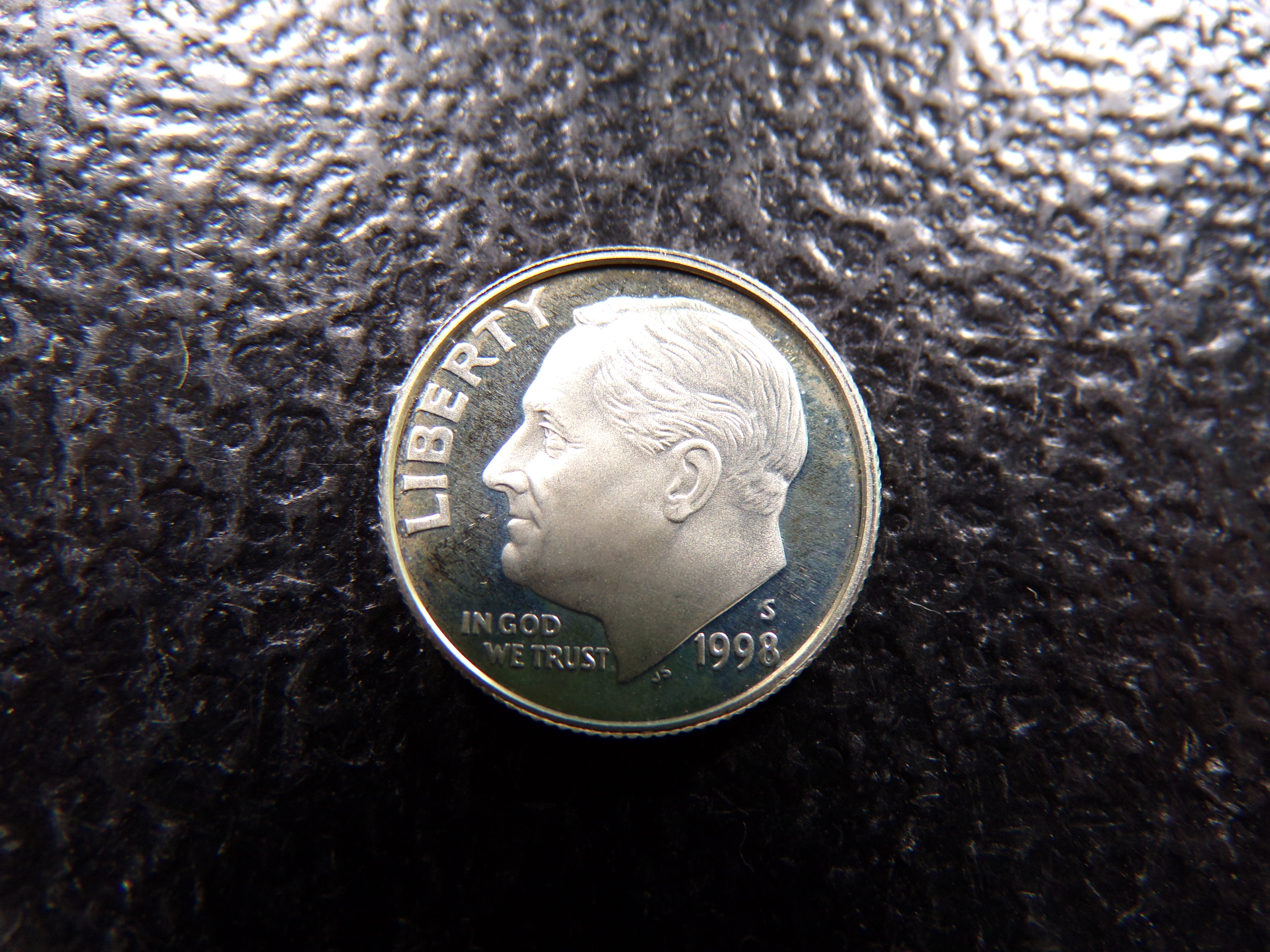 1998-S ROOSEVELT SILVER PROOF DIME