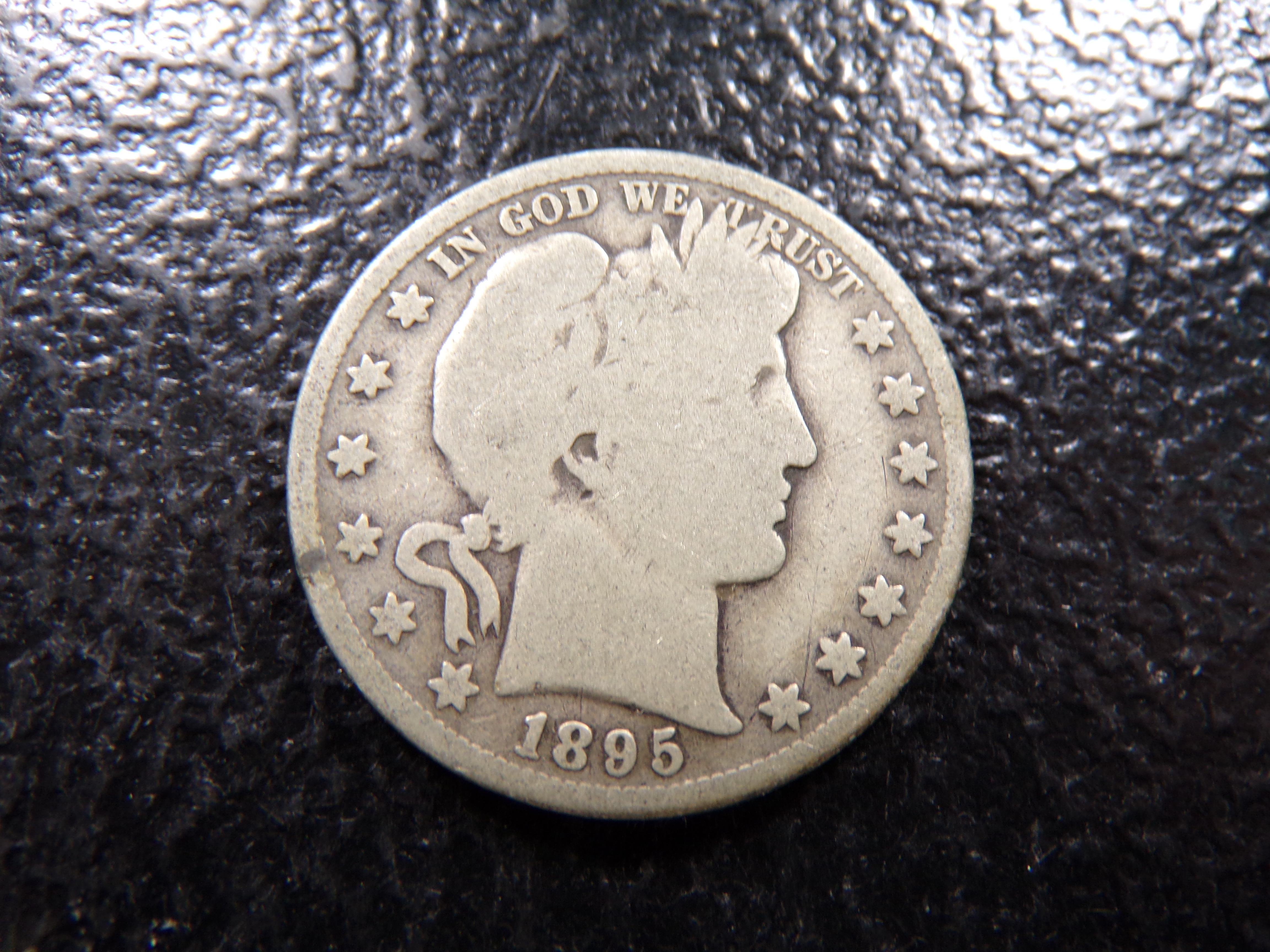 1895 BARBER SILVER HALF DOLLAR