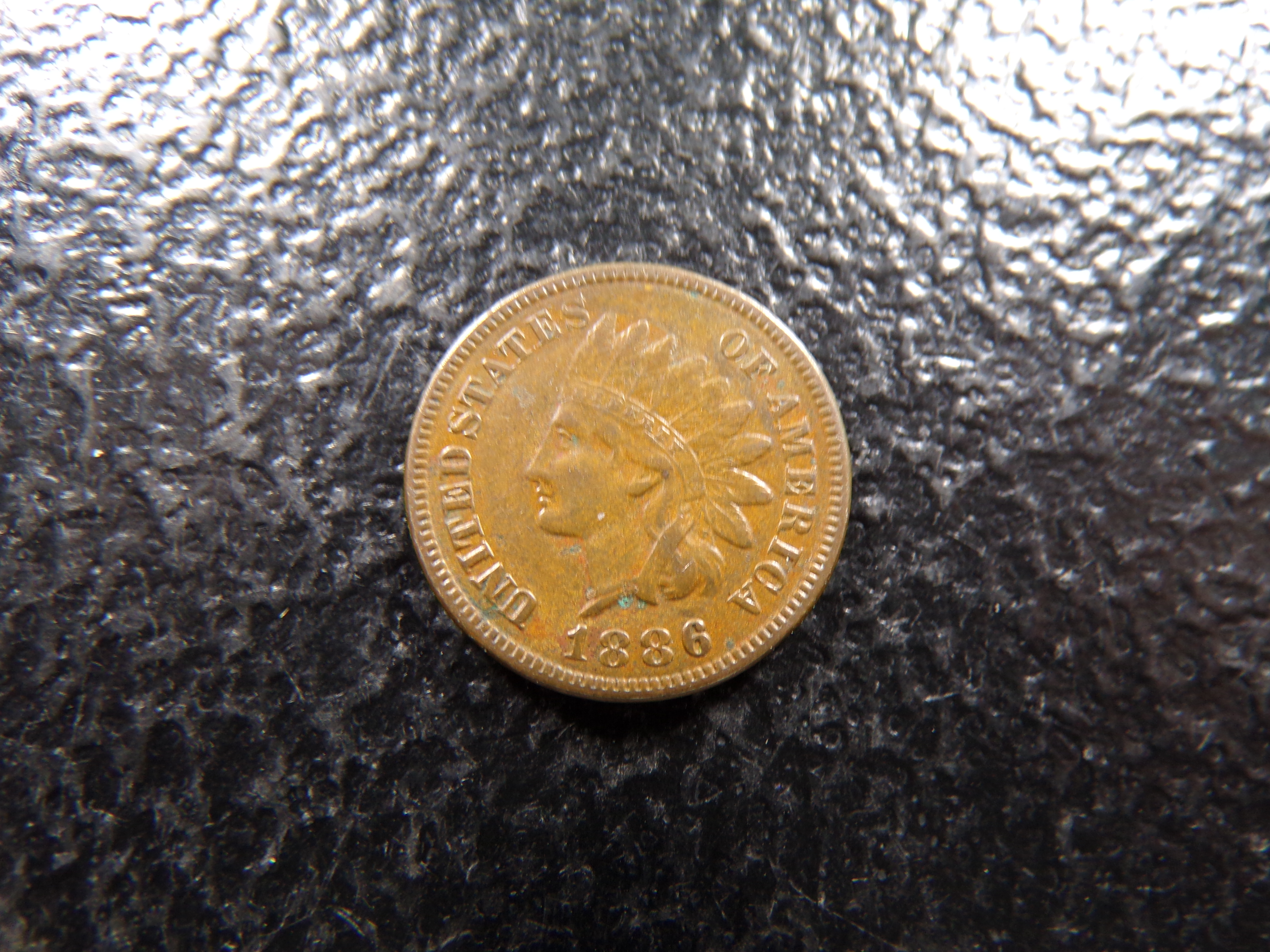 1886 T-1 RARE DATE HIGH GRADE INDIAN HEAD CENT
