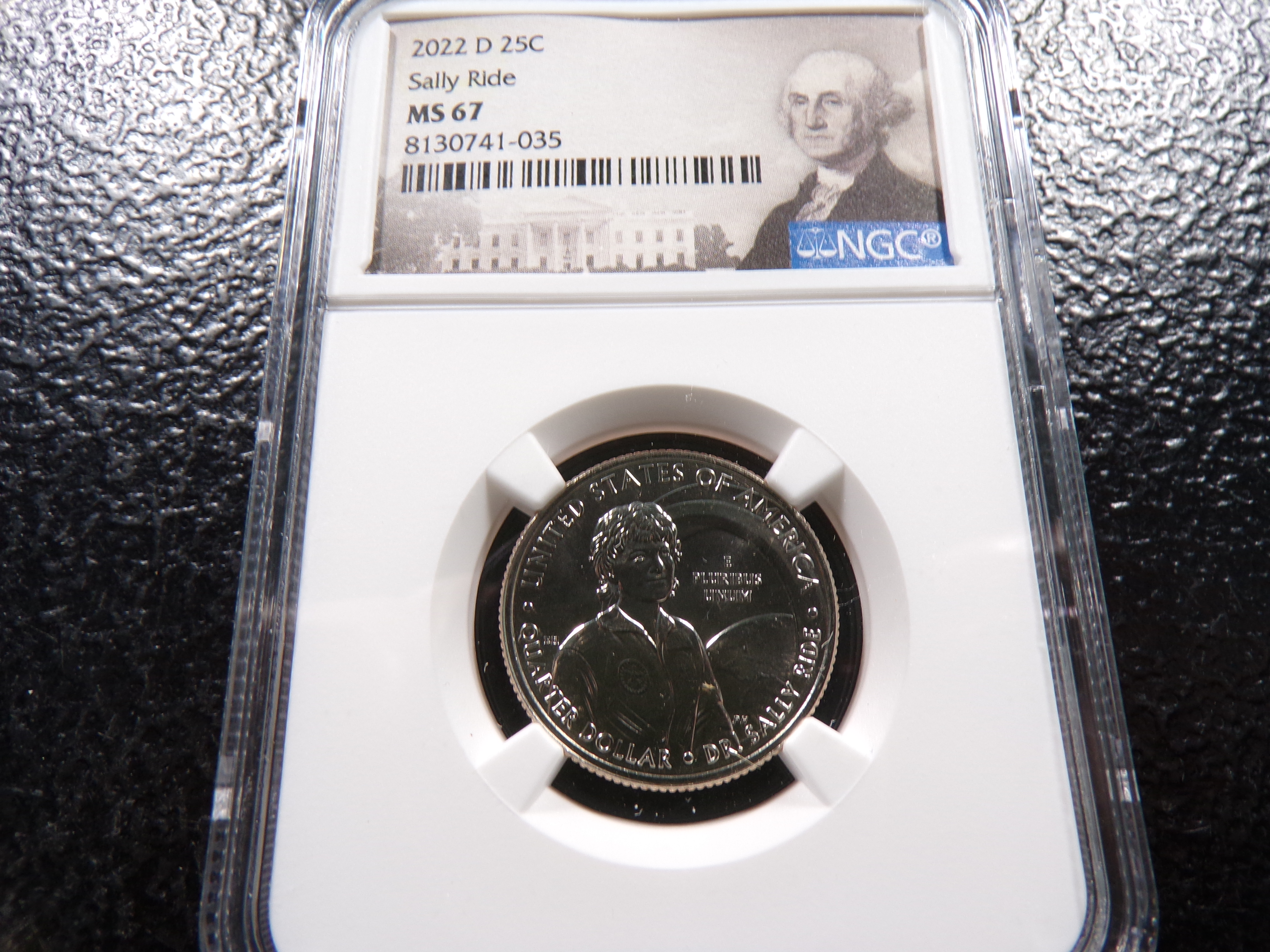 2022-D NGC MS67 SALLY RIDE QUARTER