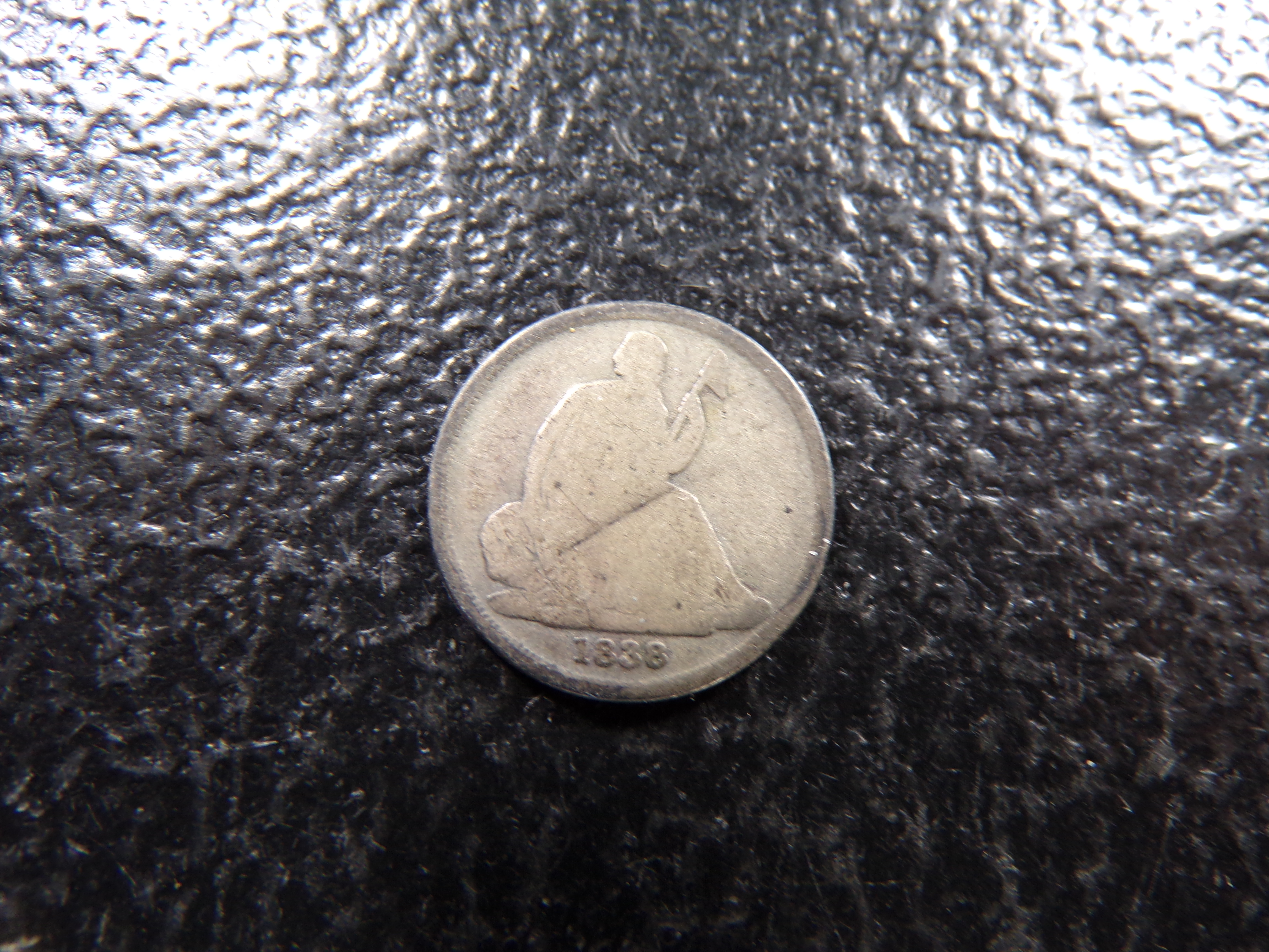 1838-O RARE DATE SEATED LIBERTY SILVER DIME