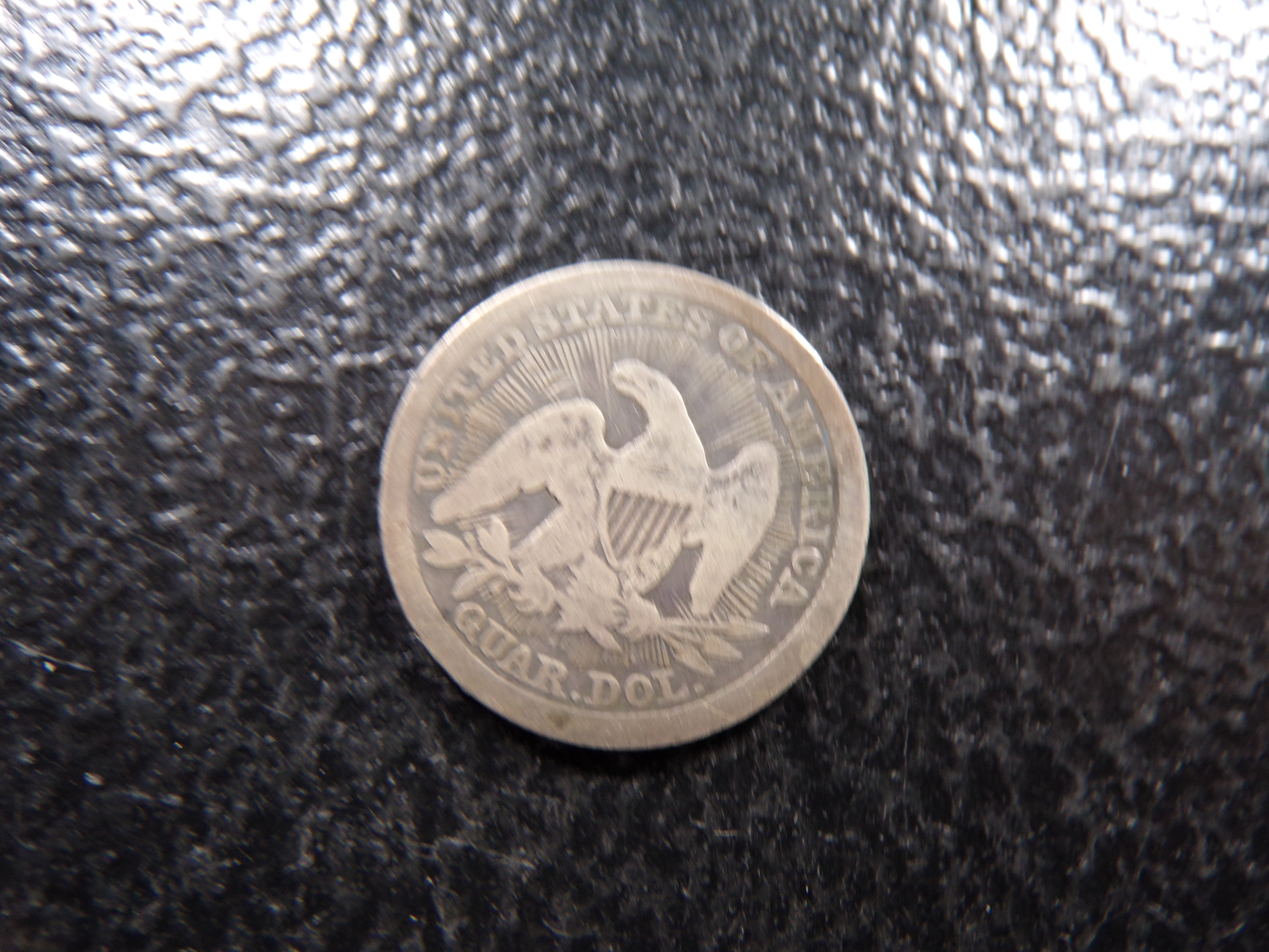 1853 SEATED LIBERTY SILVER QUARTER